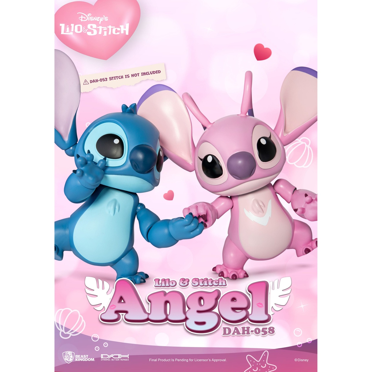 Disney Dynamic 8ction Heroes action figure 1/9 Angel (Lilo & Stitch) 16 cm