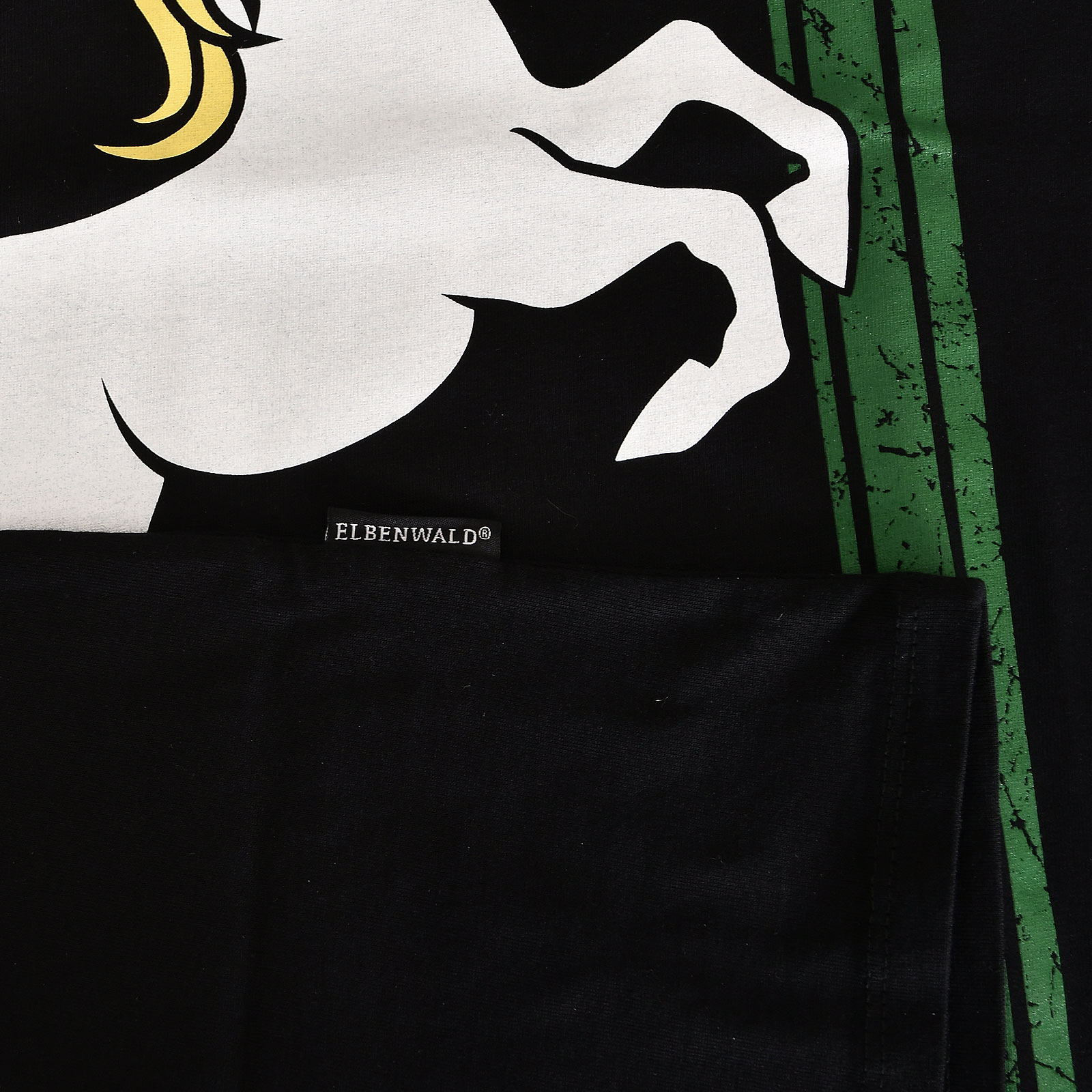 Heer der Ringen - Dansend Paardje Logo T-Shirt zwart