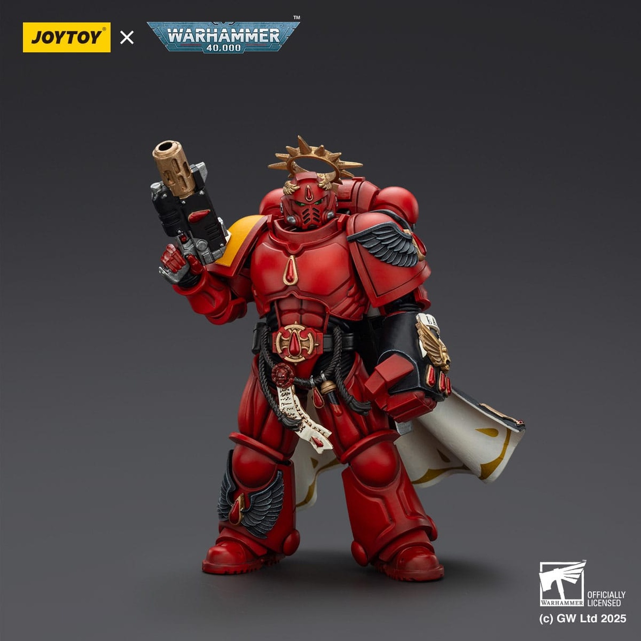 Warhammer 40k: Combat Patrol Blood Angels - Capitano con pistola Inferno e Power Fist Action figure 20 cm