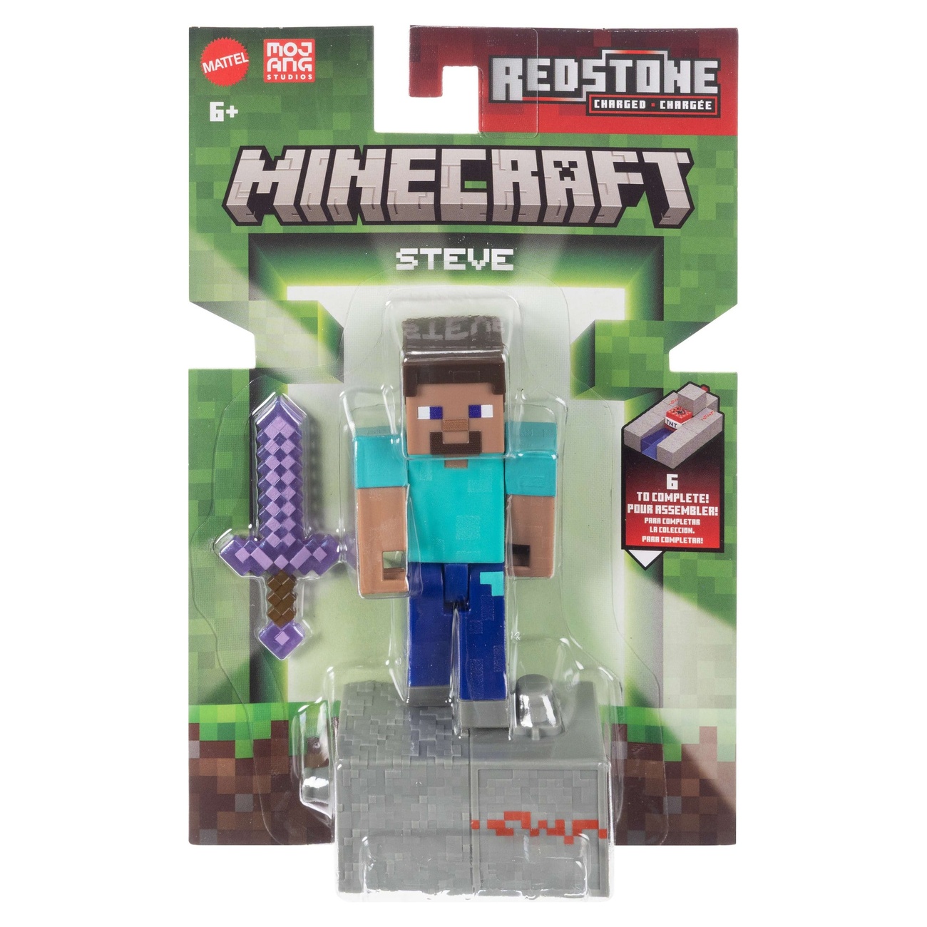 Minecraft action figure Steve 8 cm