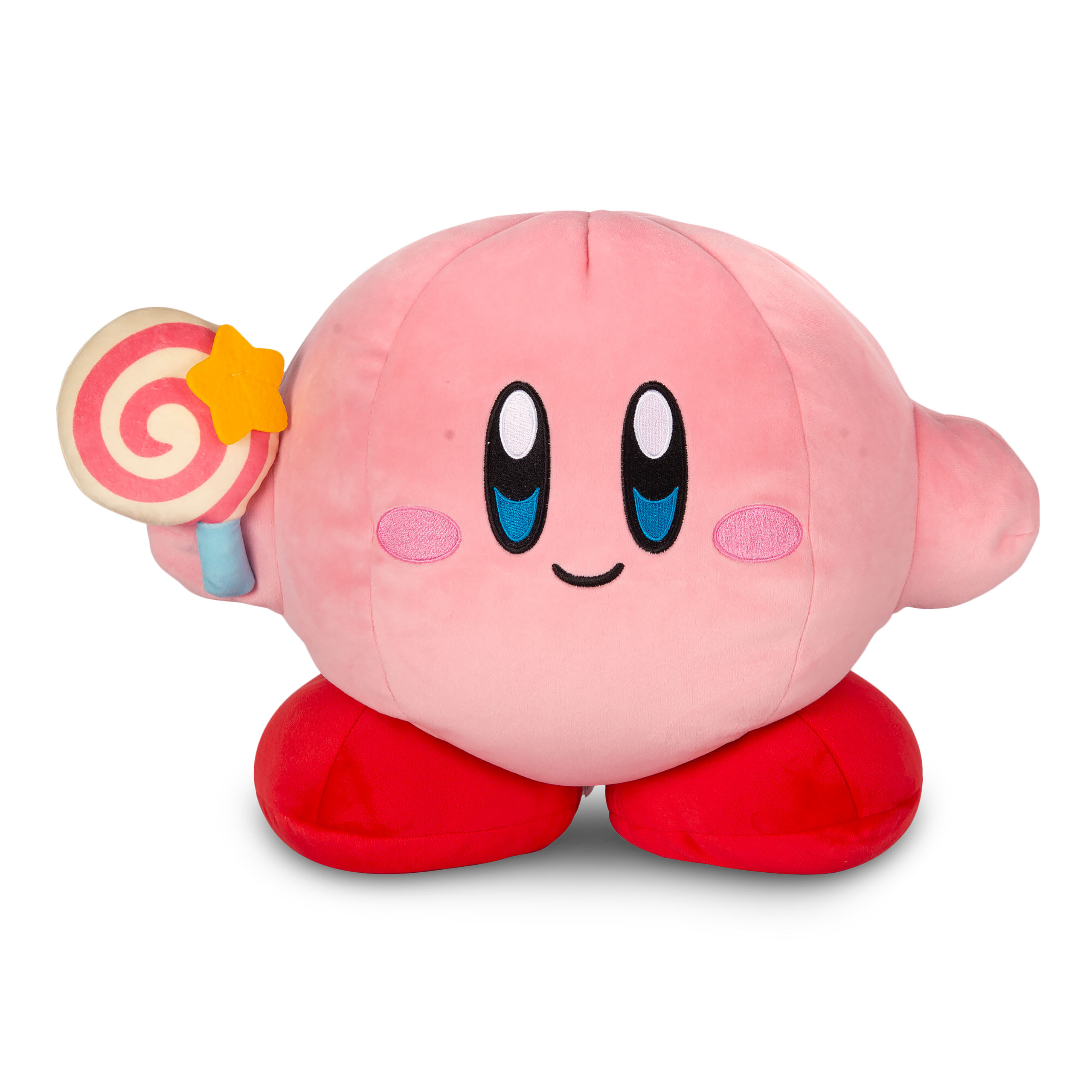 Kirby con Varita Mágica - Figura de Peluche Mocchi-Mocchi