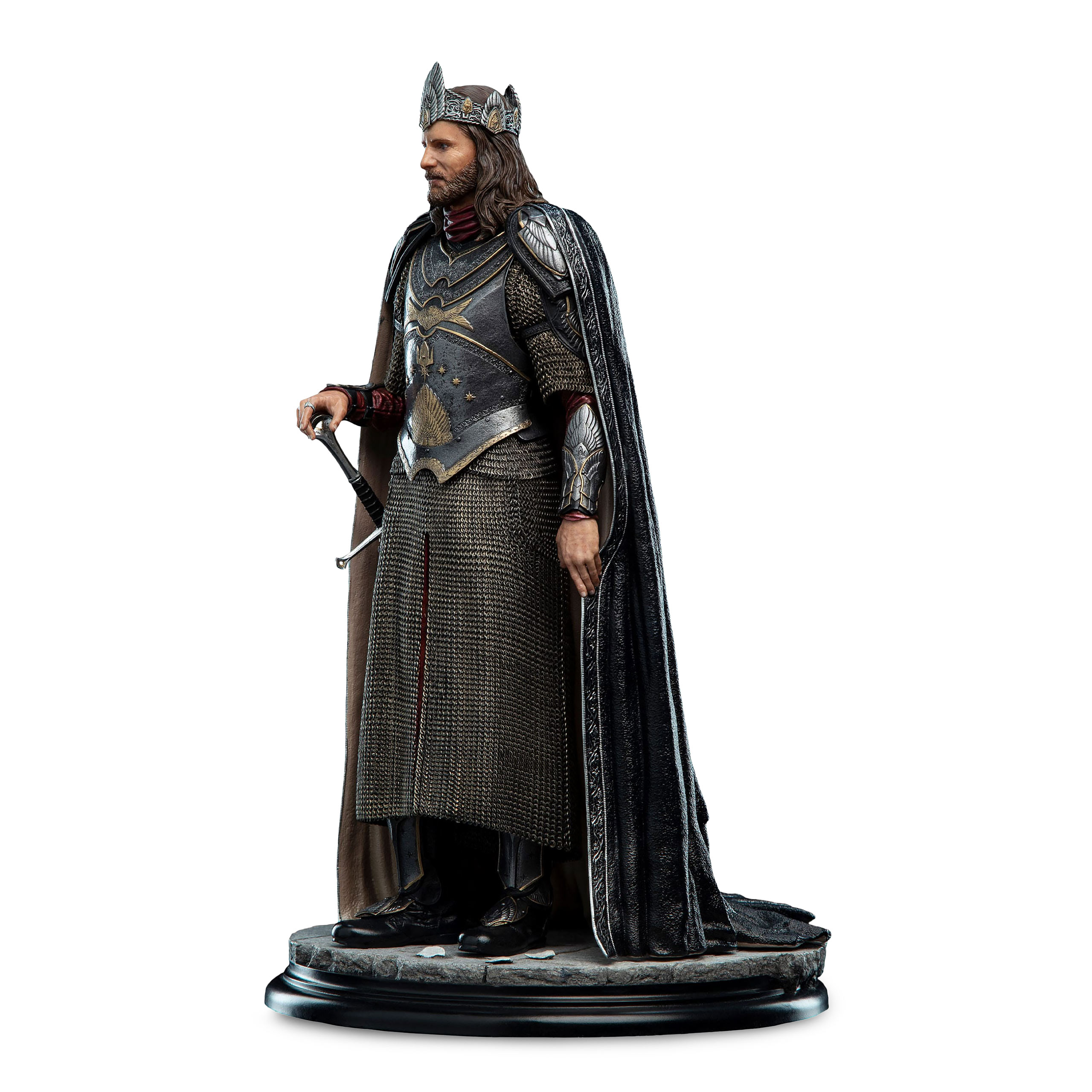 Le Seigneur des Anneaux - Figurine Roi Aragorn Série Classique