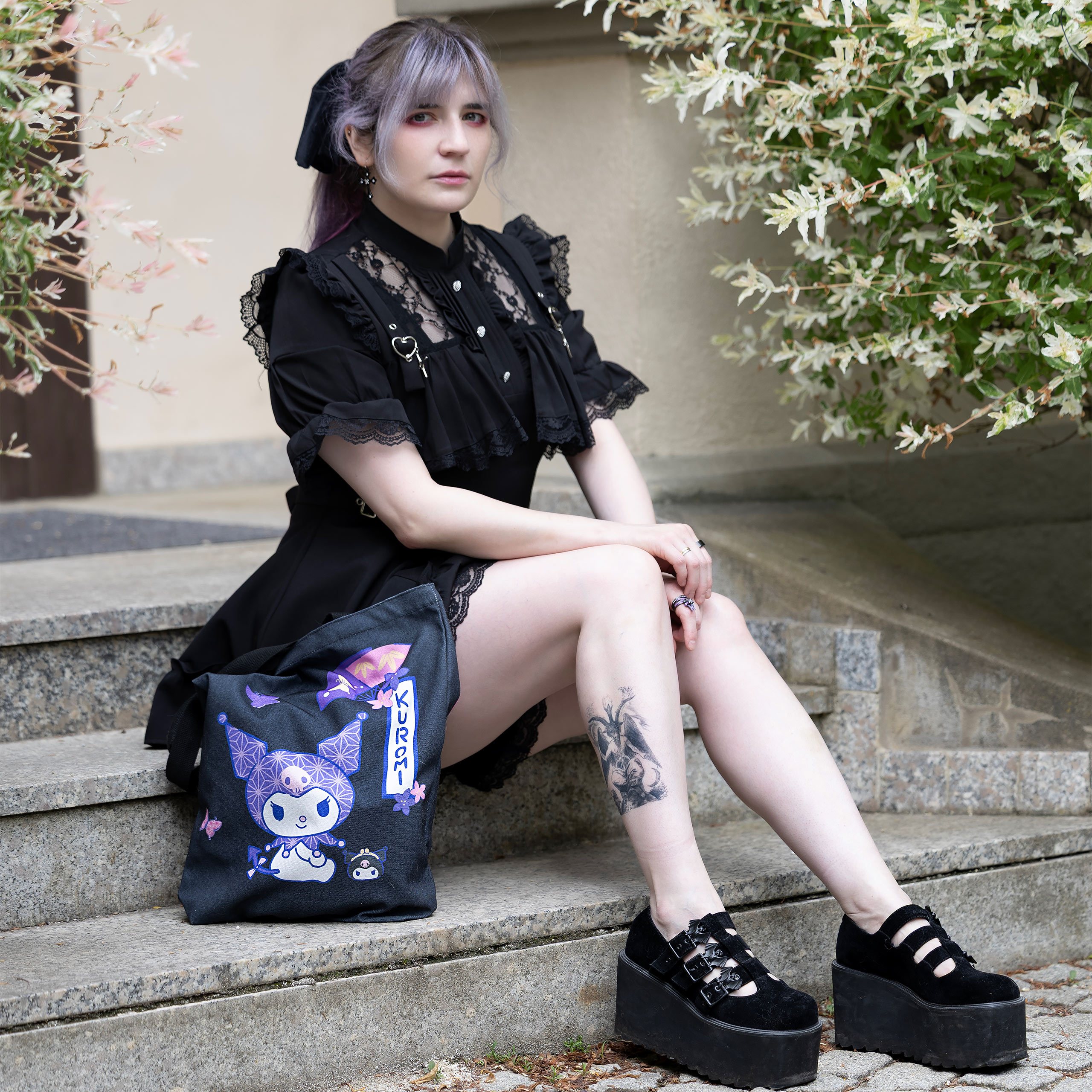 Sanrio - Kuromi Hello Kitty and Friends Torba typu tote