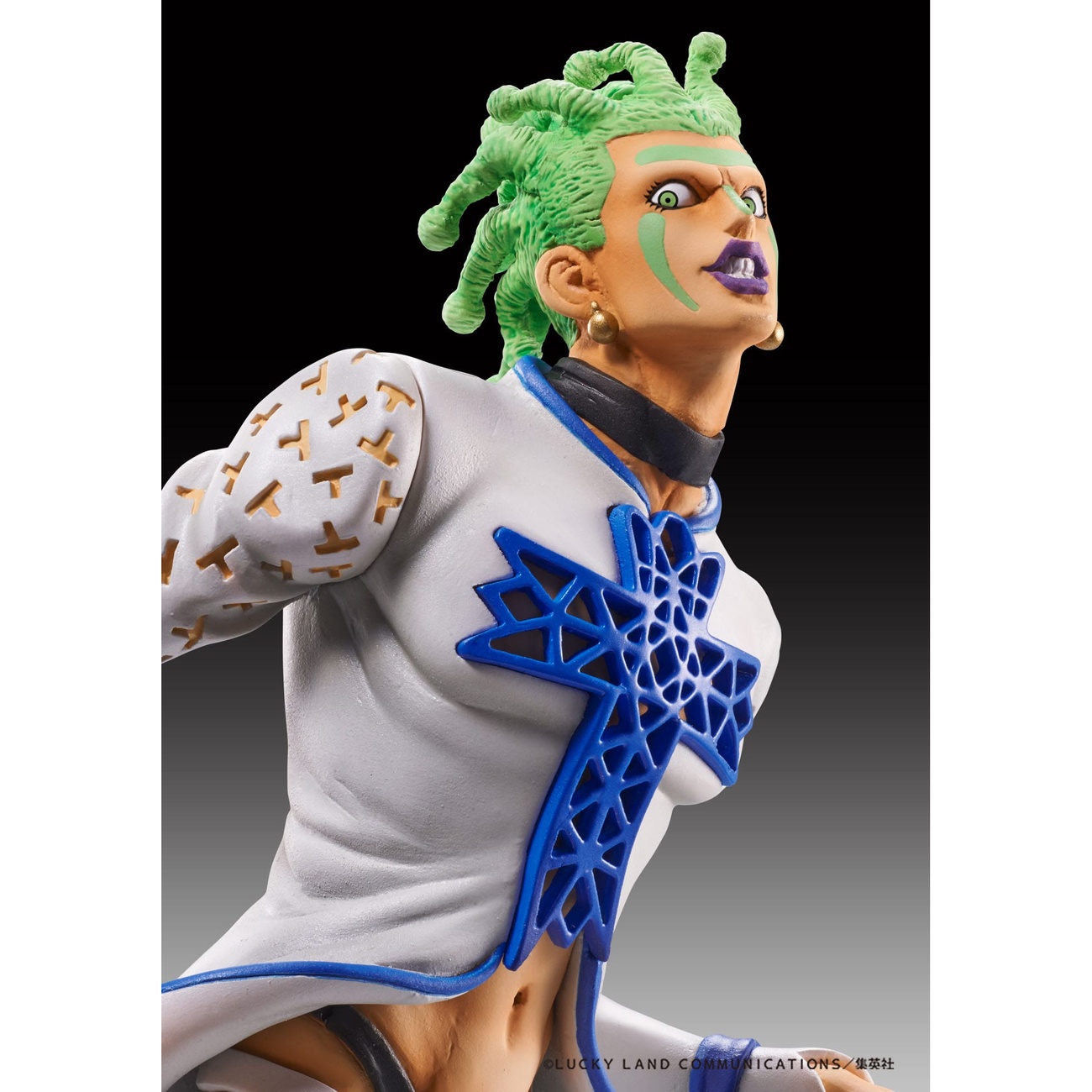 JoJo's Bizarre Adventure Parte 5 Golden Wind Statua Legend in PVC Cioccolata 17 cm