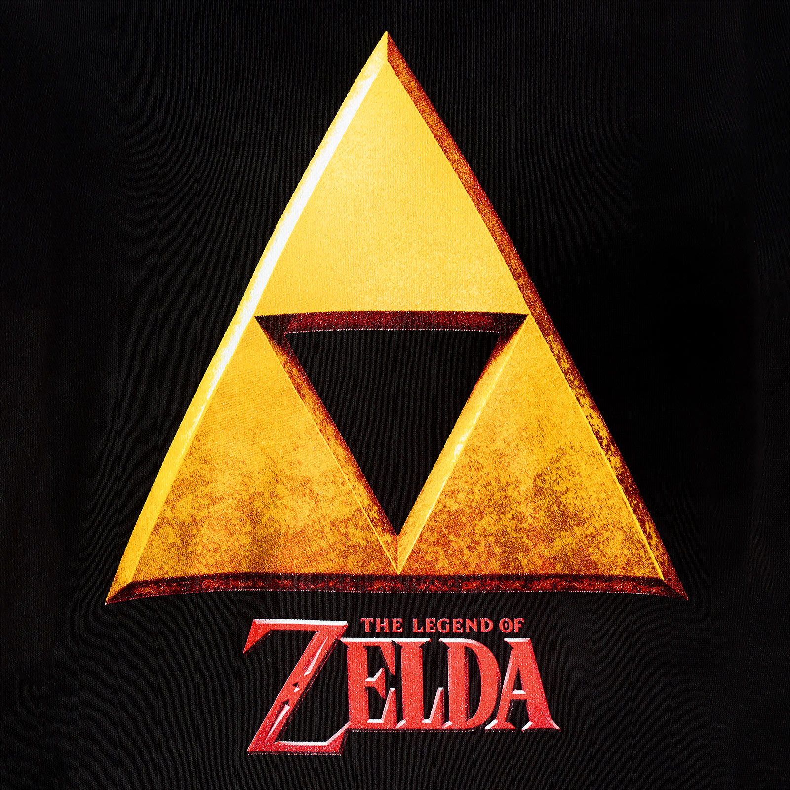Zelda - Triforce Hyrule Logo Sweater schwarz