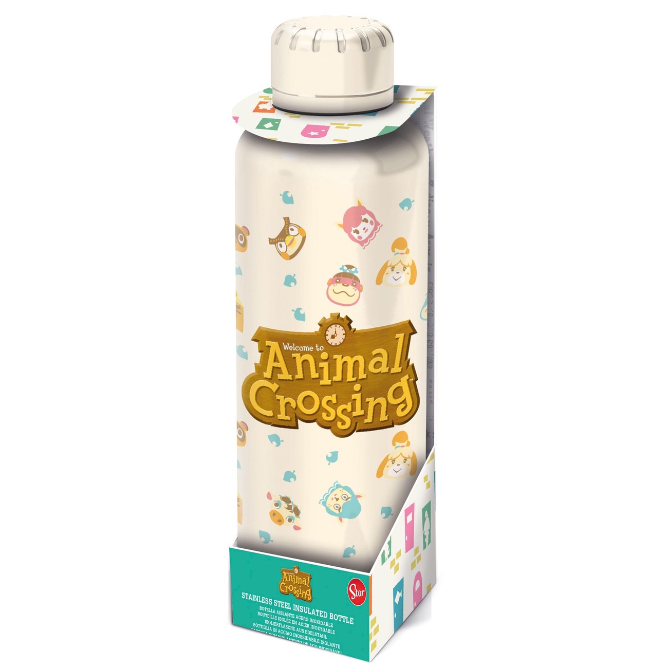 Animal Crossing butelka ze stali nierdzewnej z logo