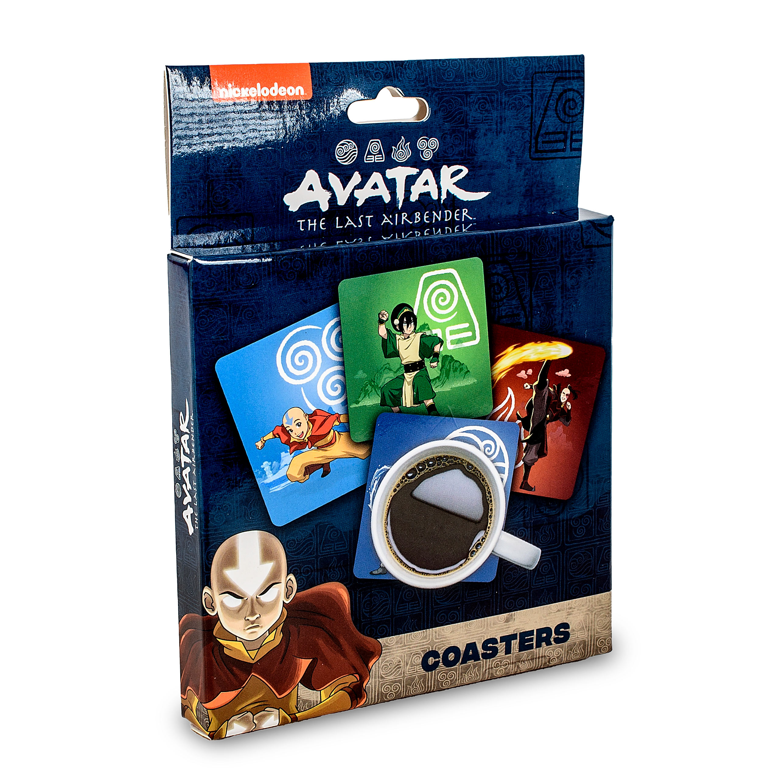 Avatar The Last Airbender - Group Coaster 4-Piece Set
