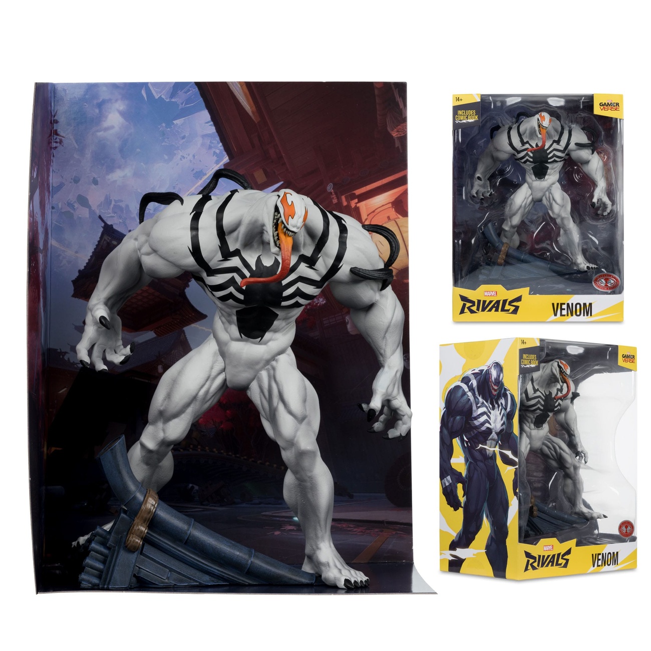 Marvel Rivals - Venom Action Figure 1:6 Red Platinum Edition