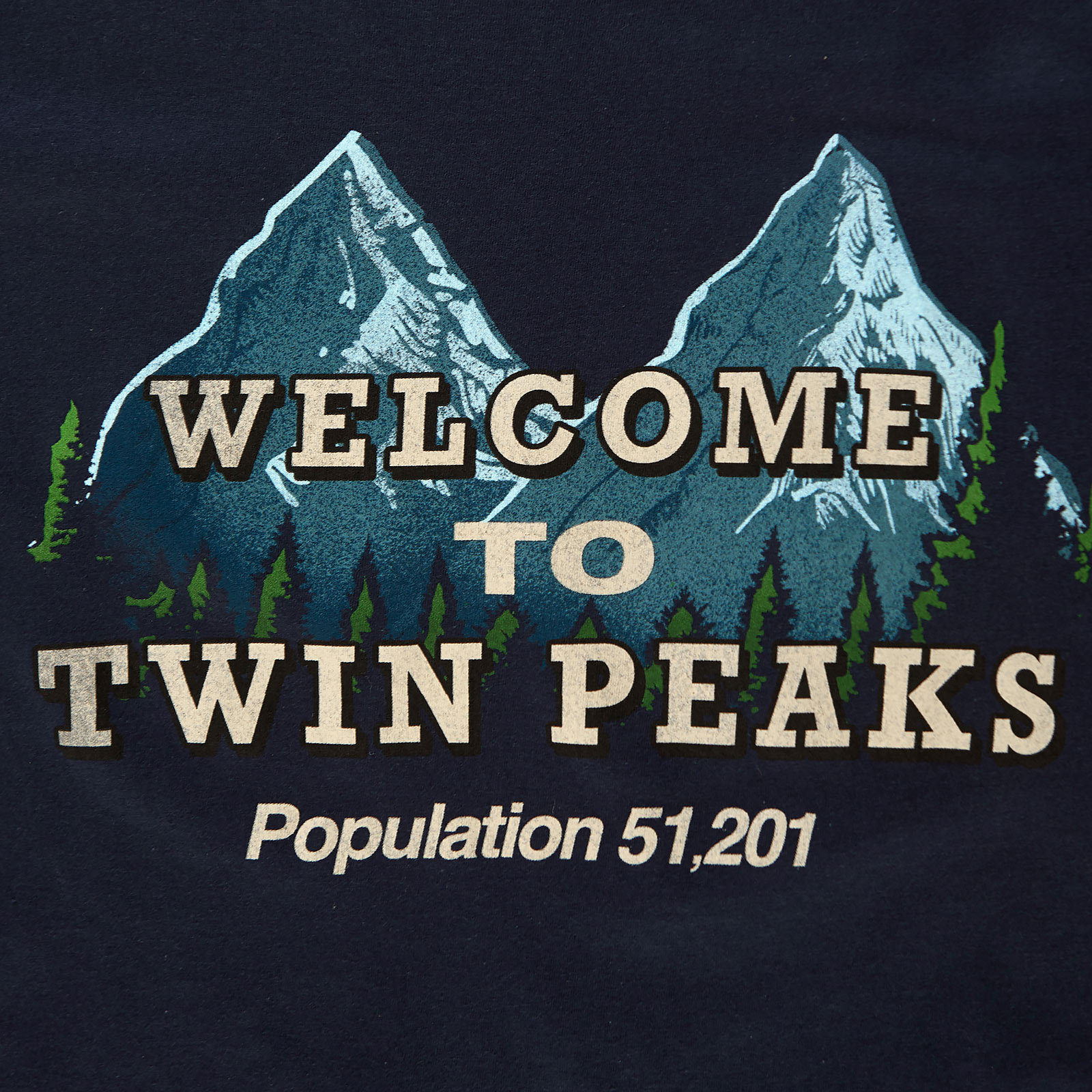 Twin Peaks - Welcome to Twin Peaks blauw T-shirt