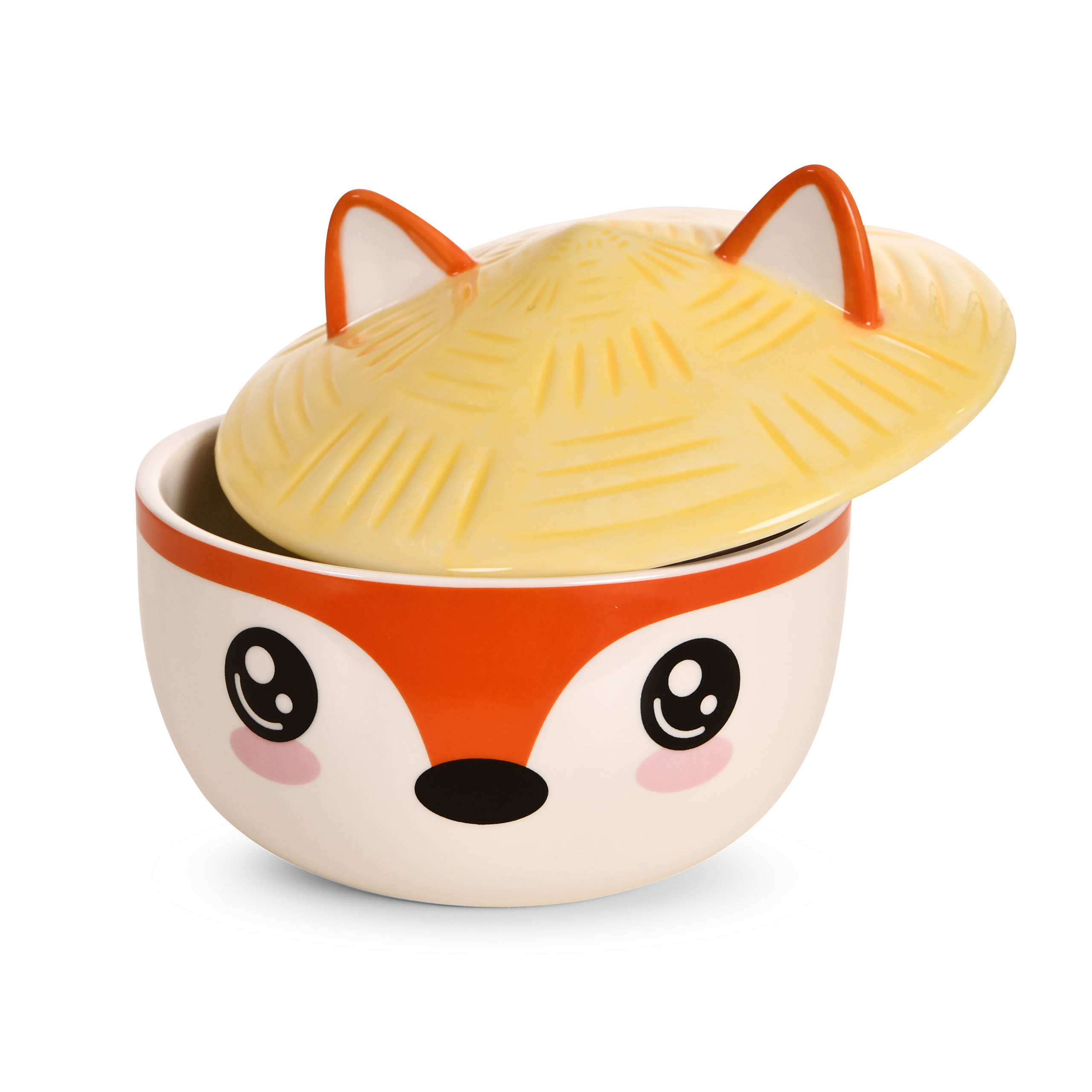 Fuchs Kawaii skål med lock för anime-fans