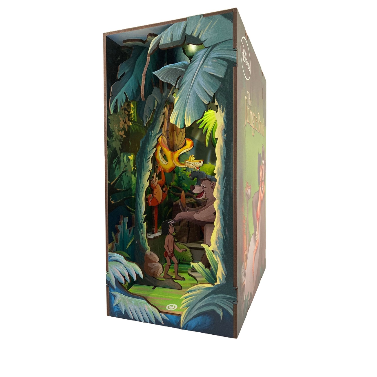 Disney Tiny Adventures Book Nook Mini diorama El libro de la selva 23 cm