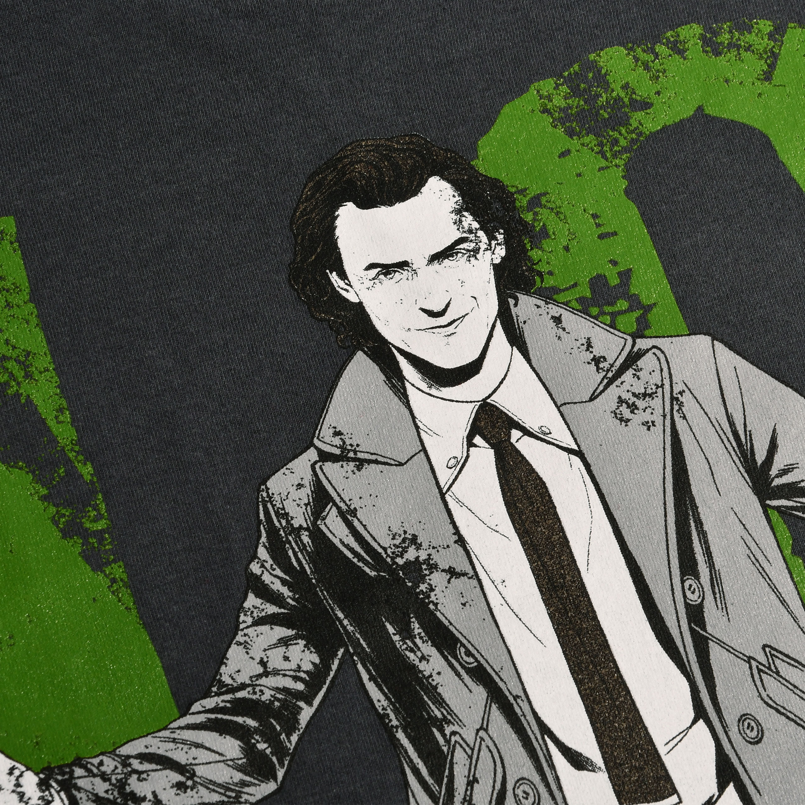 Loki - Gekleed T-shirt grijs