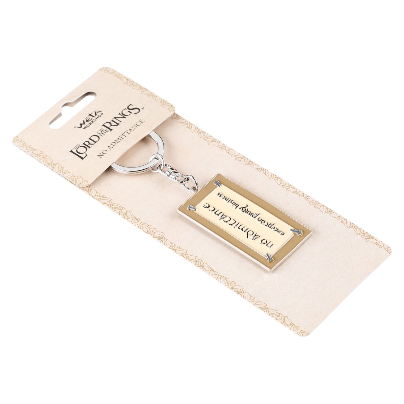 El Señor de los Anillos - Llavero No Admittance