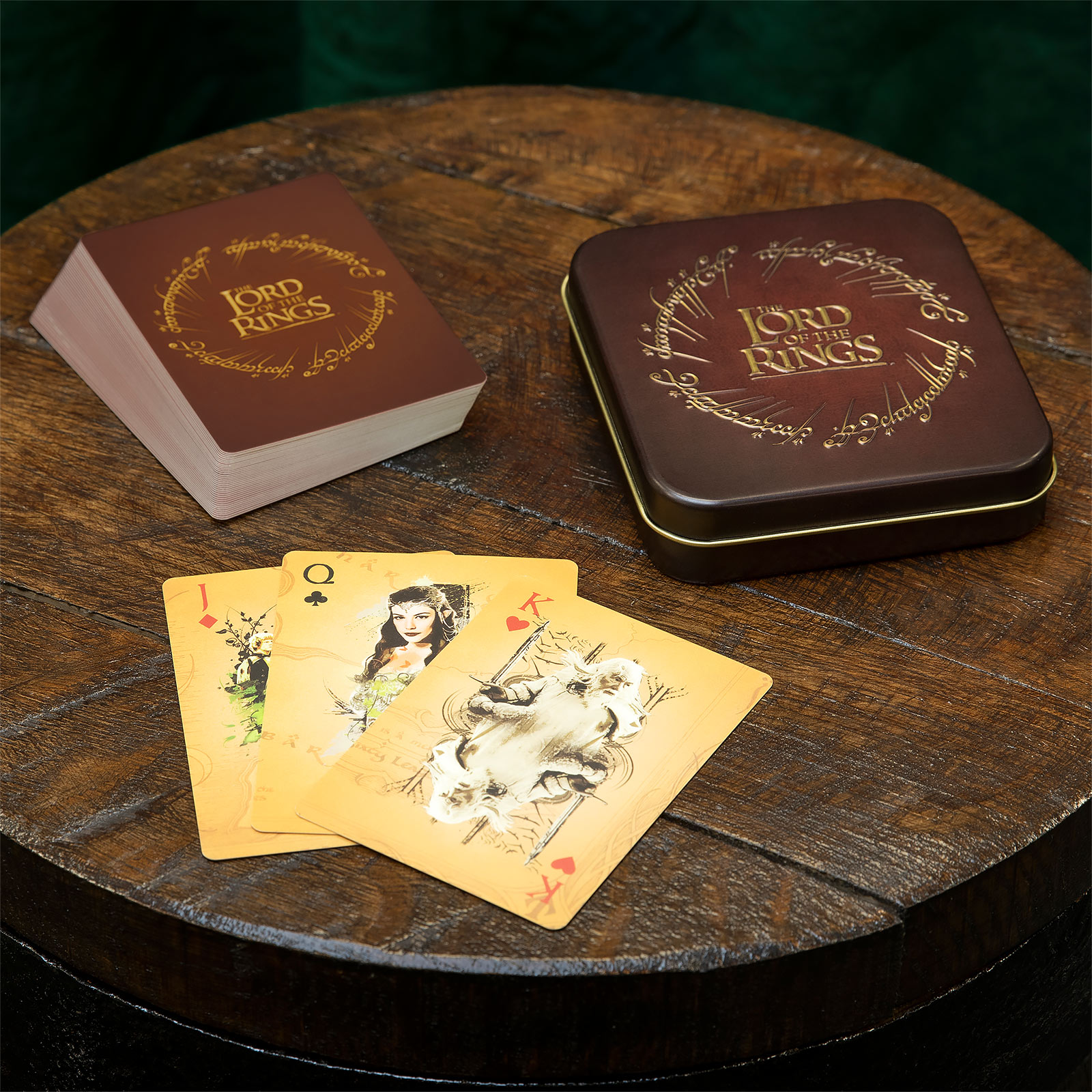 Lord of the Rings Playing Cards in Metal Box