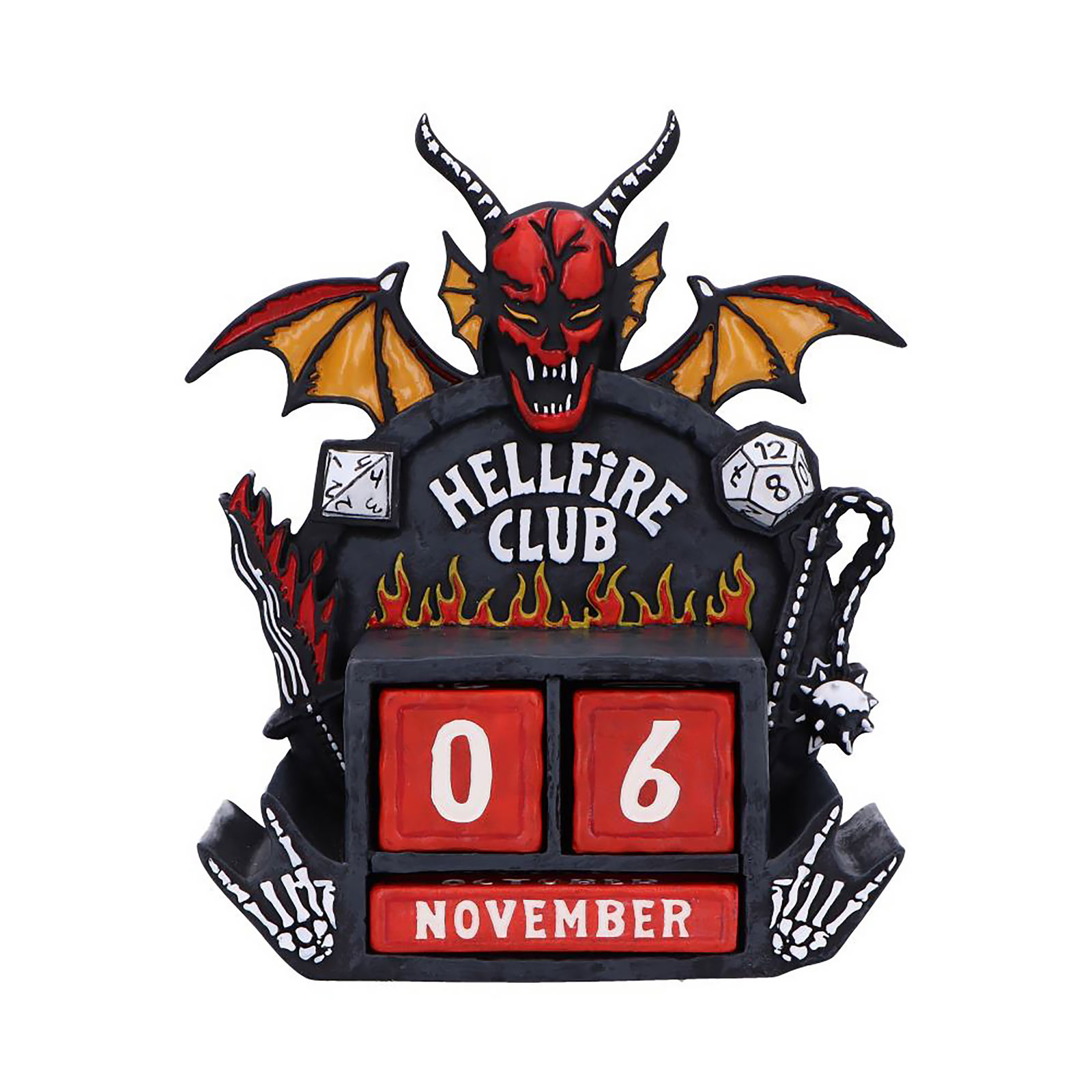 Stranger Things - Hellfire Club 3D Jahres-Kalender