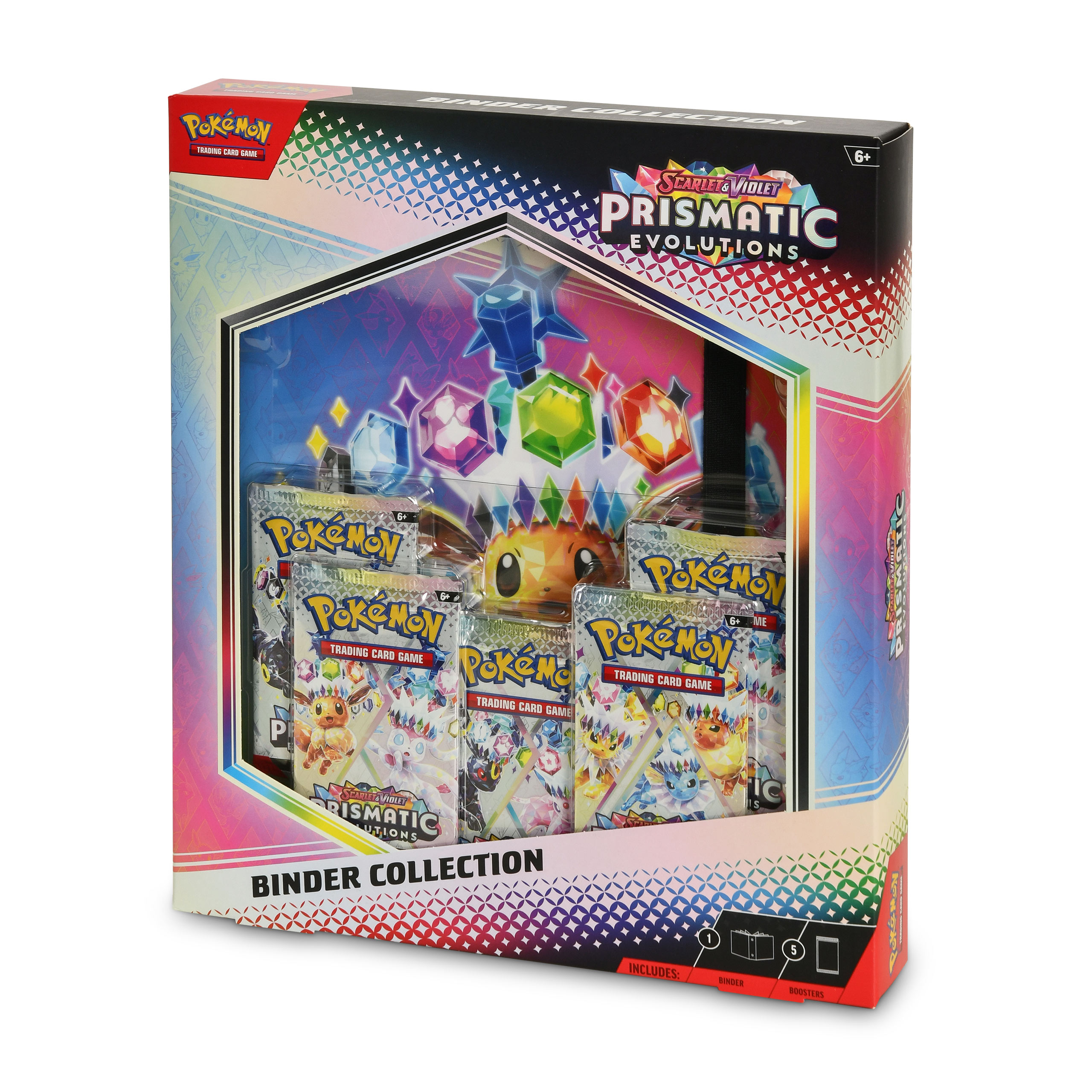 Collezione Raccoglitore Prismatic Evolutions - Pokémon Scarlatto & Violetto