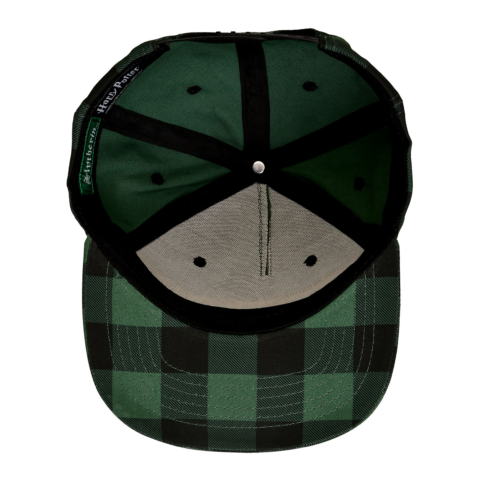 Harry Potter - Slytherin Wappen Karo Snapback Cap