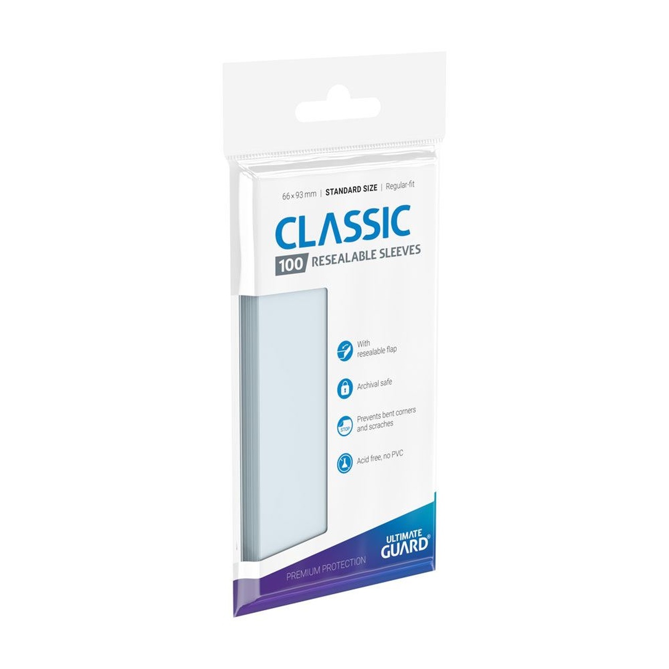 Ultimate Guard Classic Sleeves Tamaño Estándar (100) - Resealable
