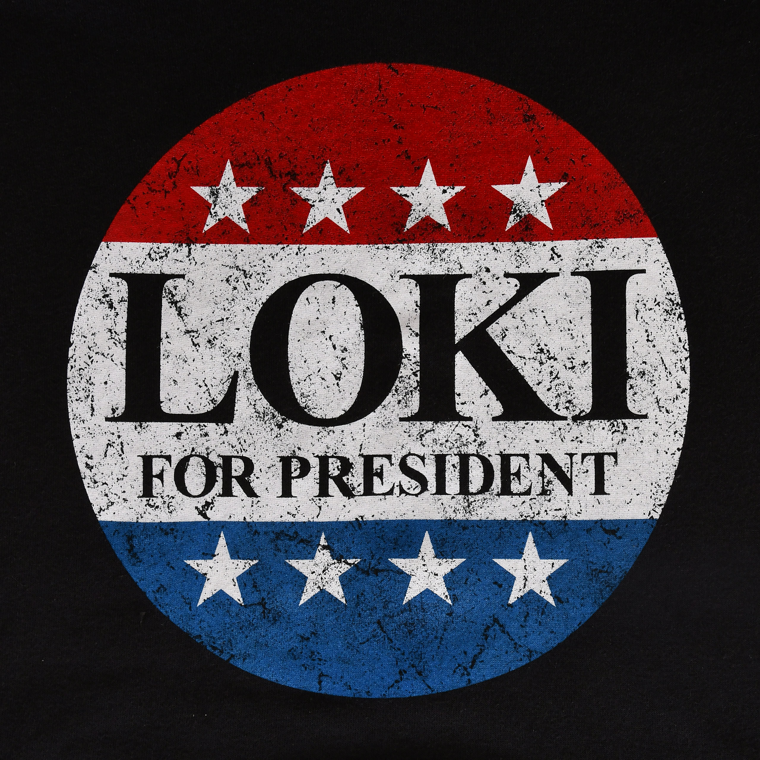 Sweat à capuche For President pour les fans de Loki noir