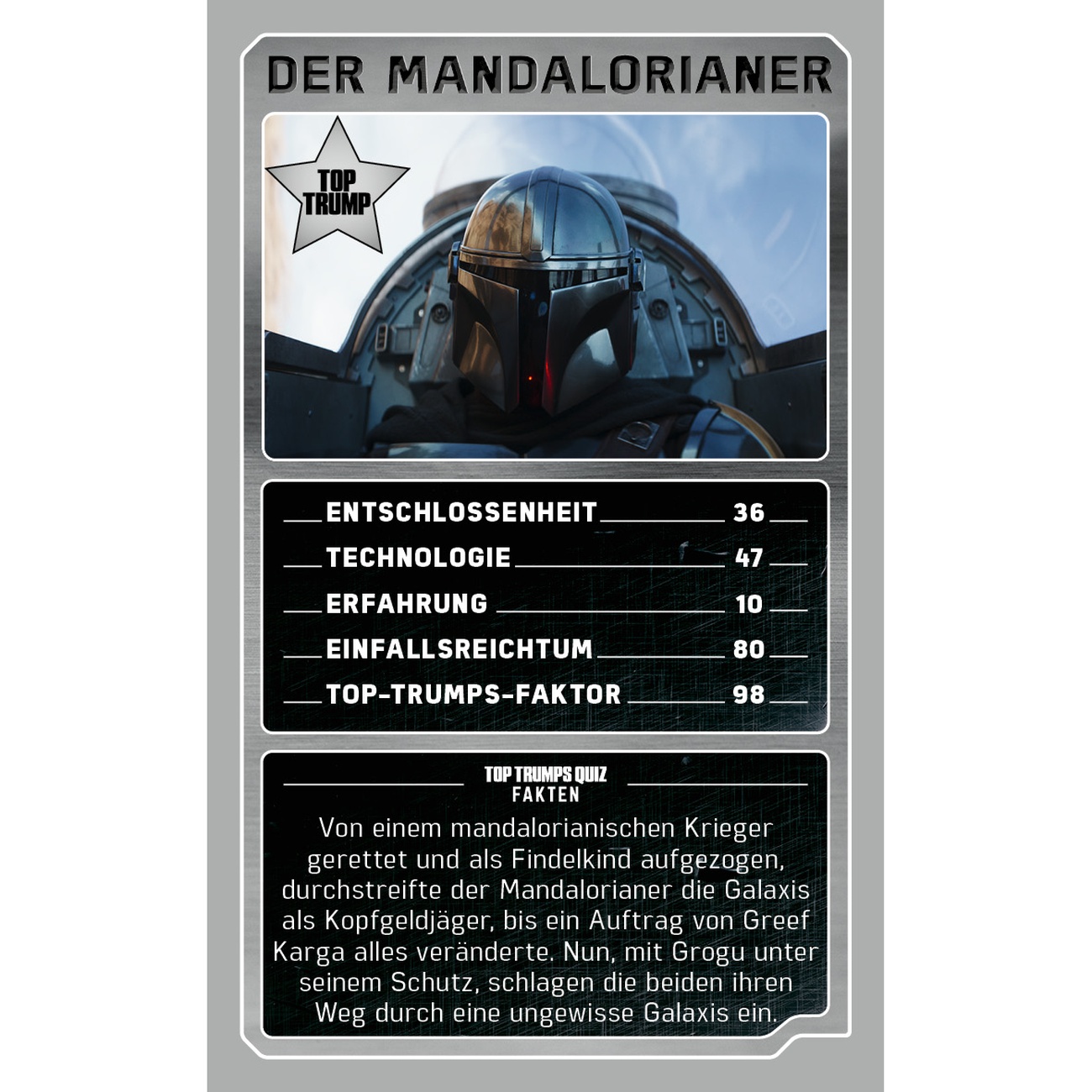Karty do gry Grogu i Mandalorian - Star Wars The Mandalorian