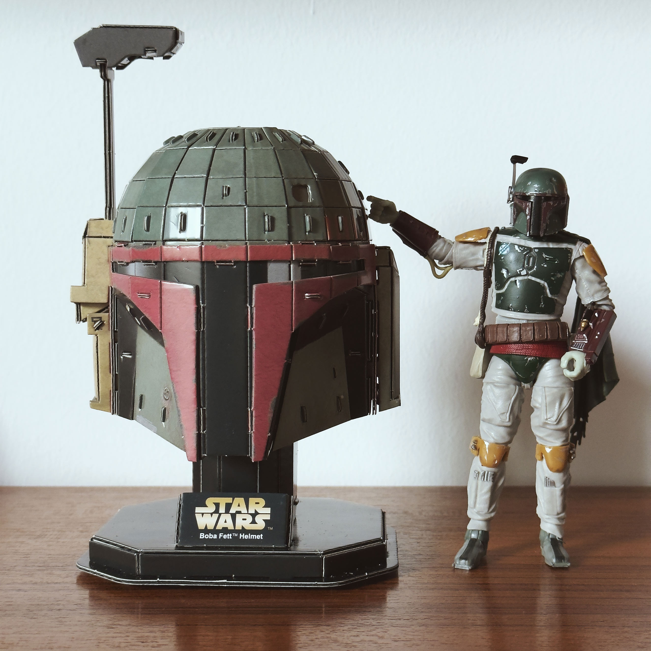 Casco Boba Fett 4D Build Modelo Kit - Star Wars