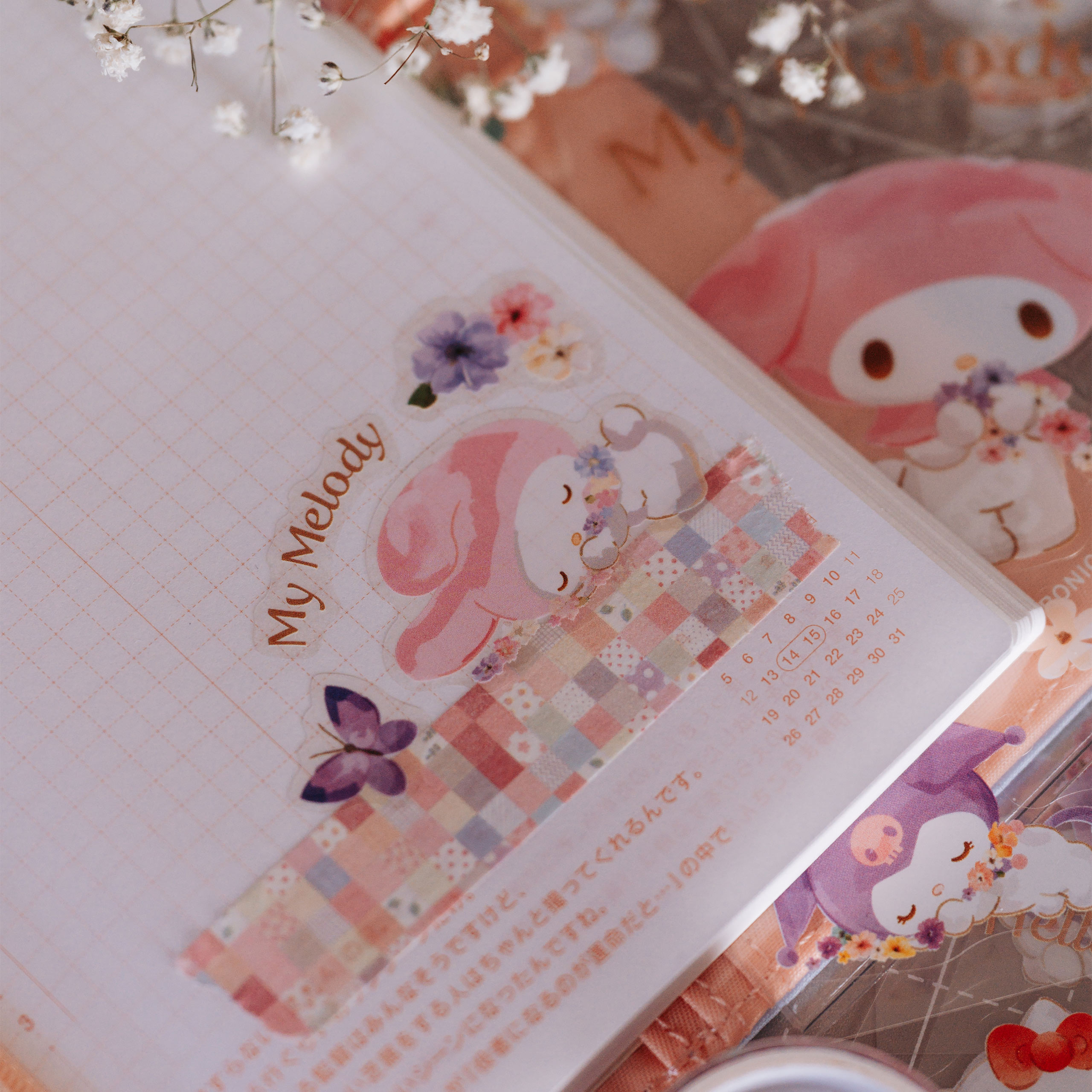 Hello Kitty & Friends Sticker Set Pastel Vivid