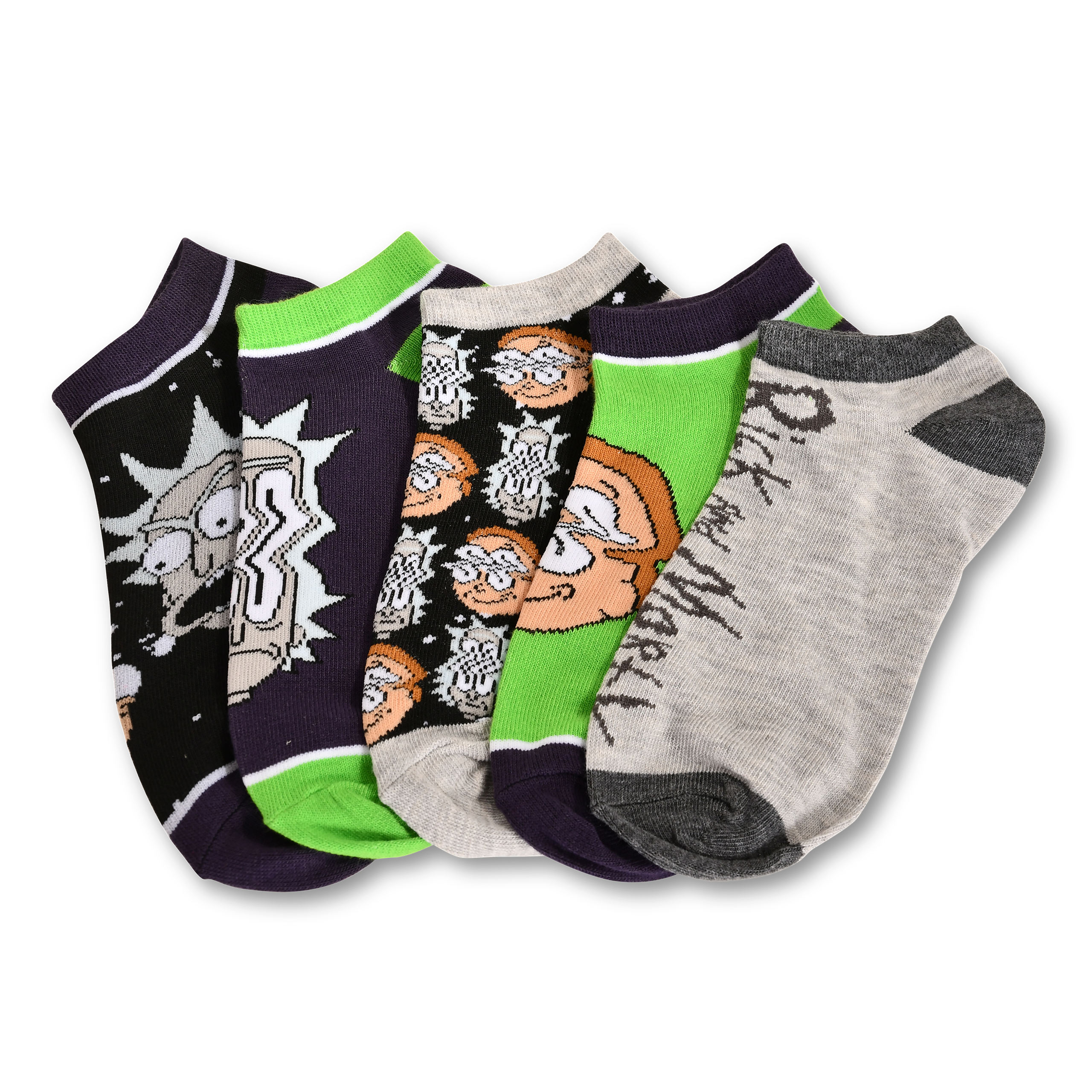 Rick and Morty - Characters & Icons Socken 5er Set
