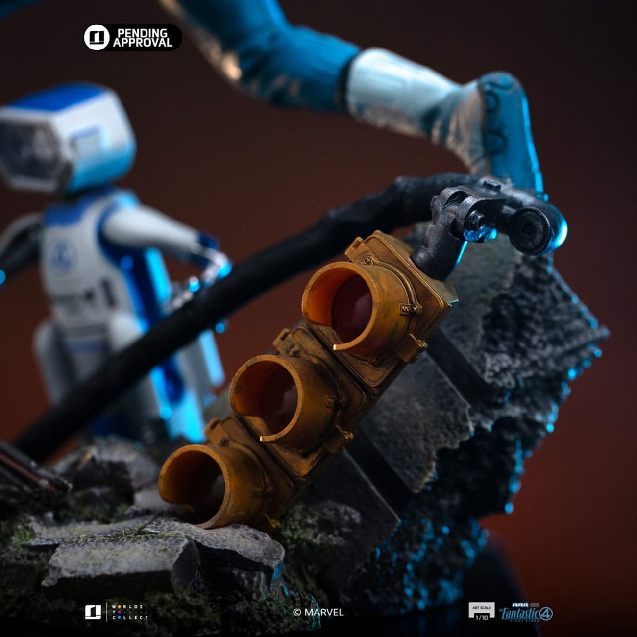 Fantastic Four Figurka Art Scale 1/10 Mr. Fantastic i H.E.R.B.I.E 26 cm