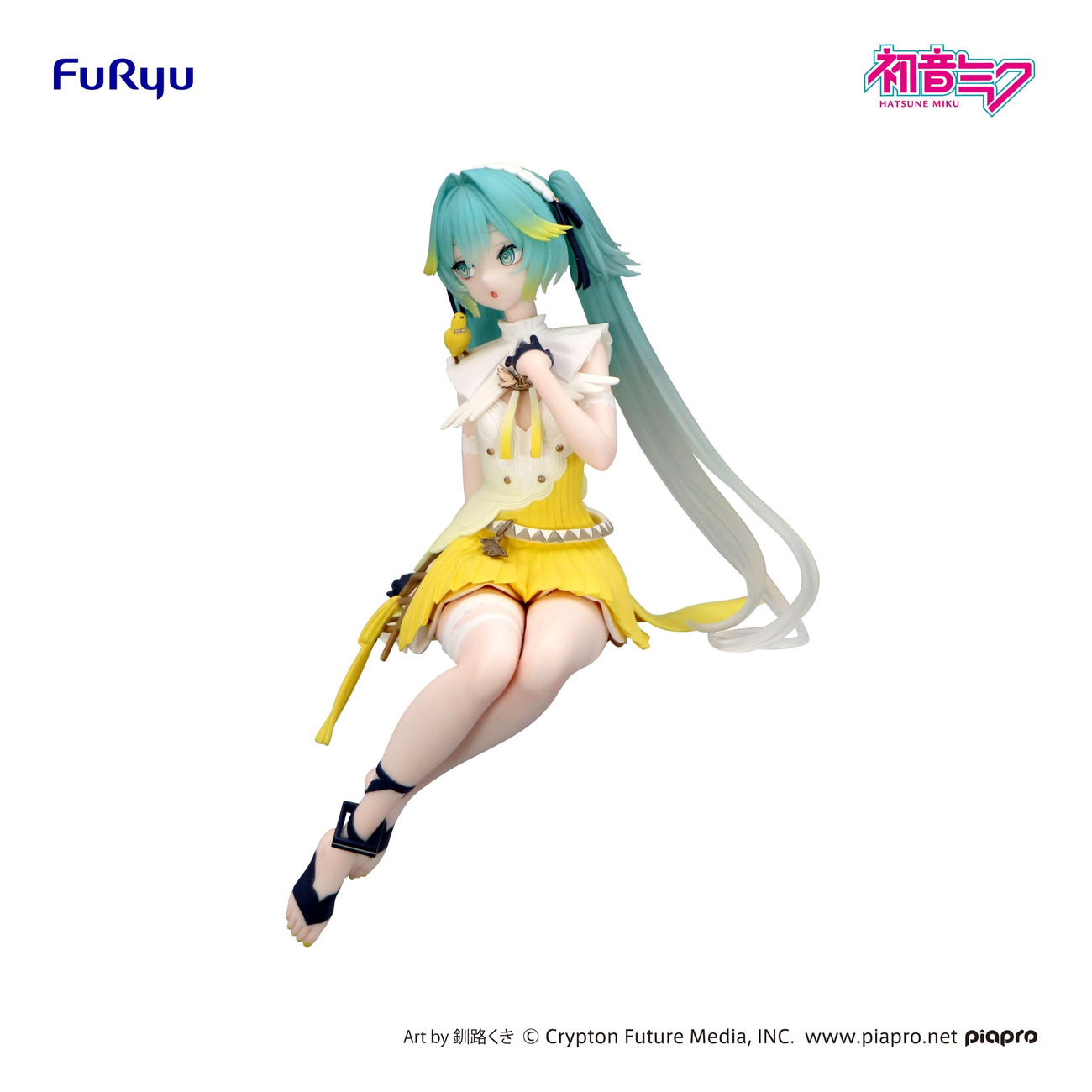 Hatsune Miku Noodle Stopper PVC Statue Canary Bird heo