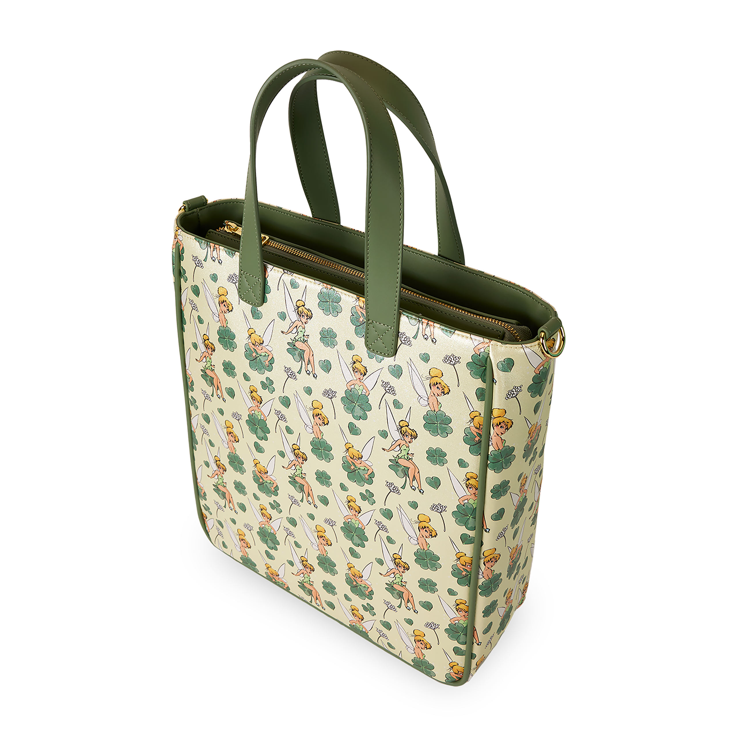 Tinkerbell - Bolso de mano con monedero de trébol
