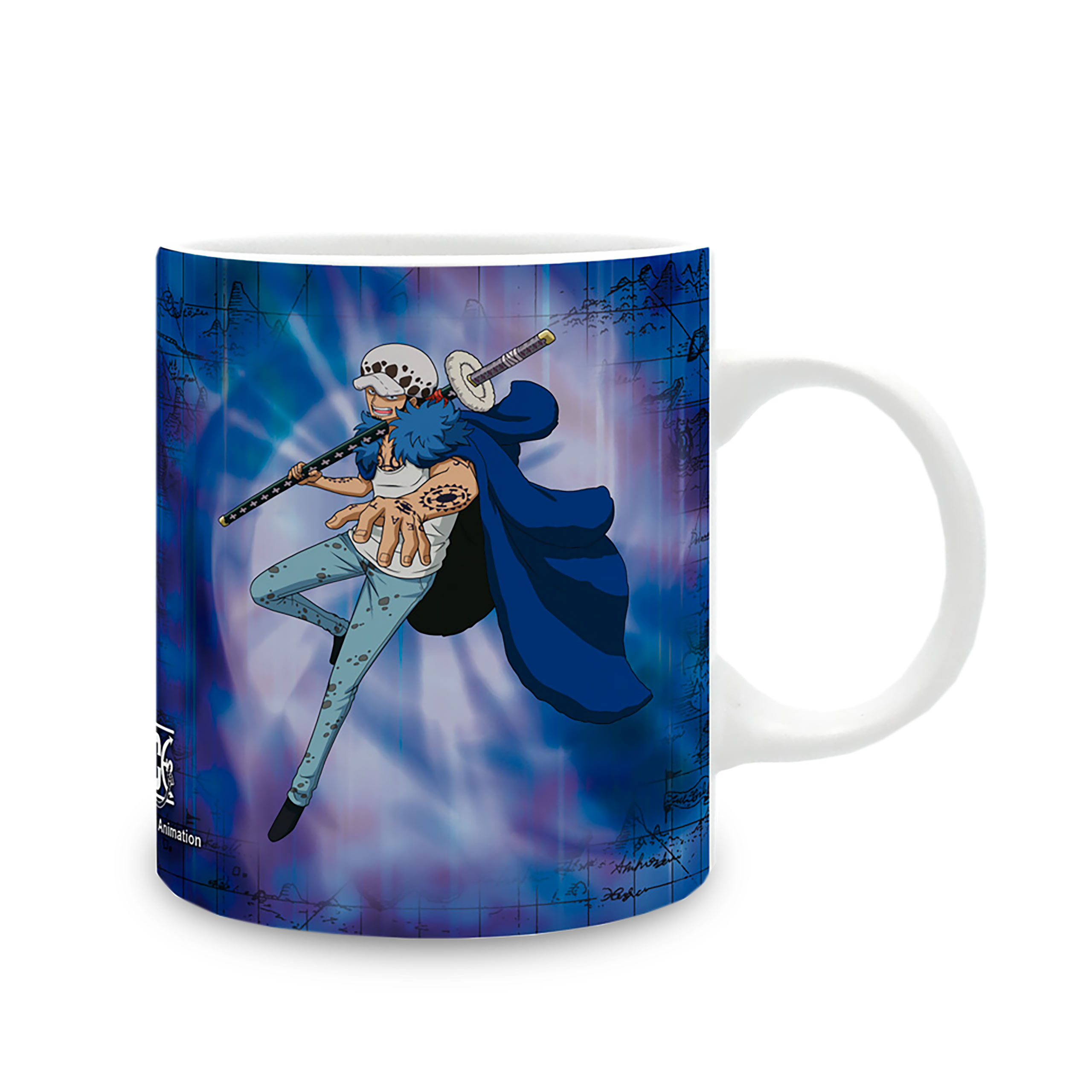 One Piece - Taza Trafalgar D. Law vs. Blackbeard