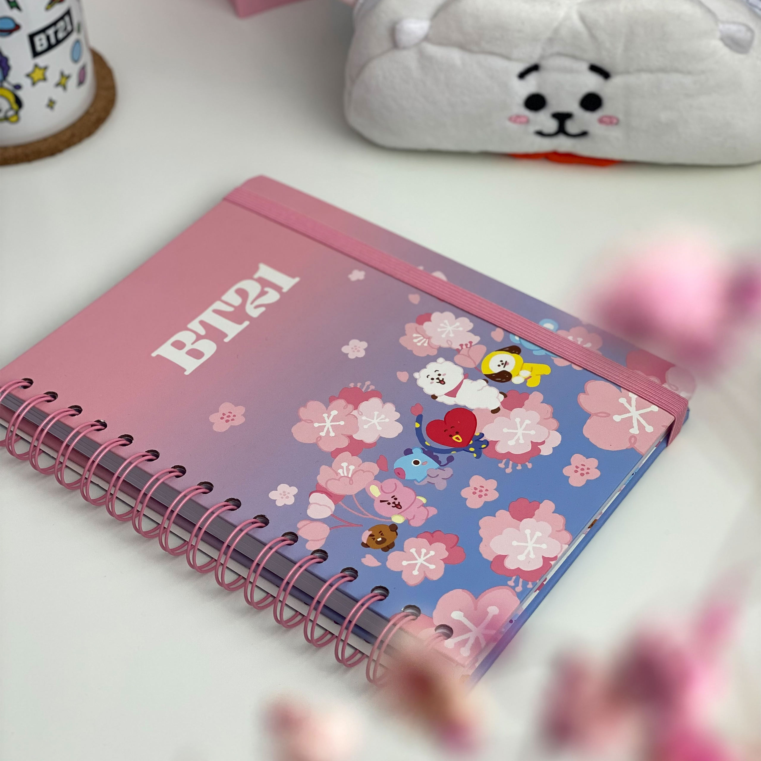 BT21 - Cherry Blossom Notebook