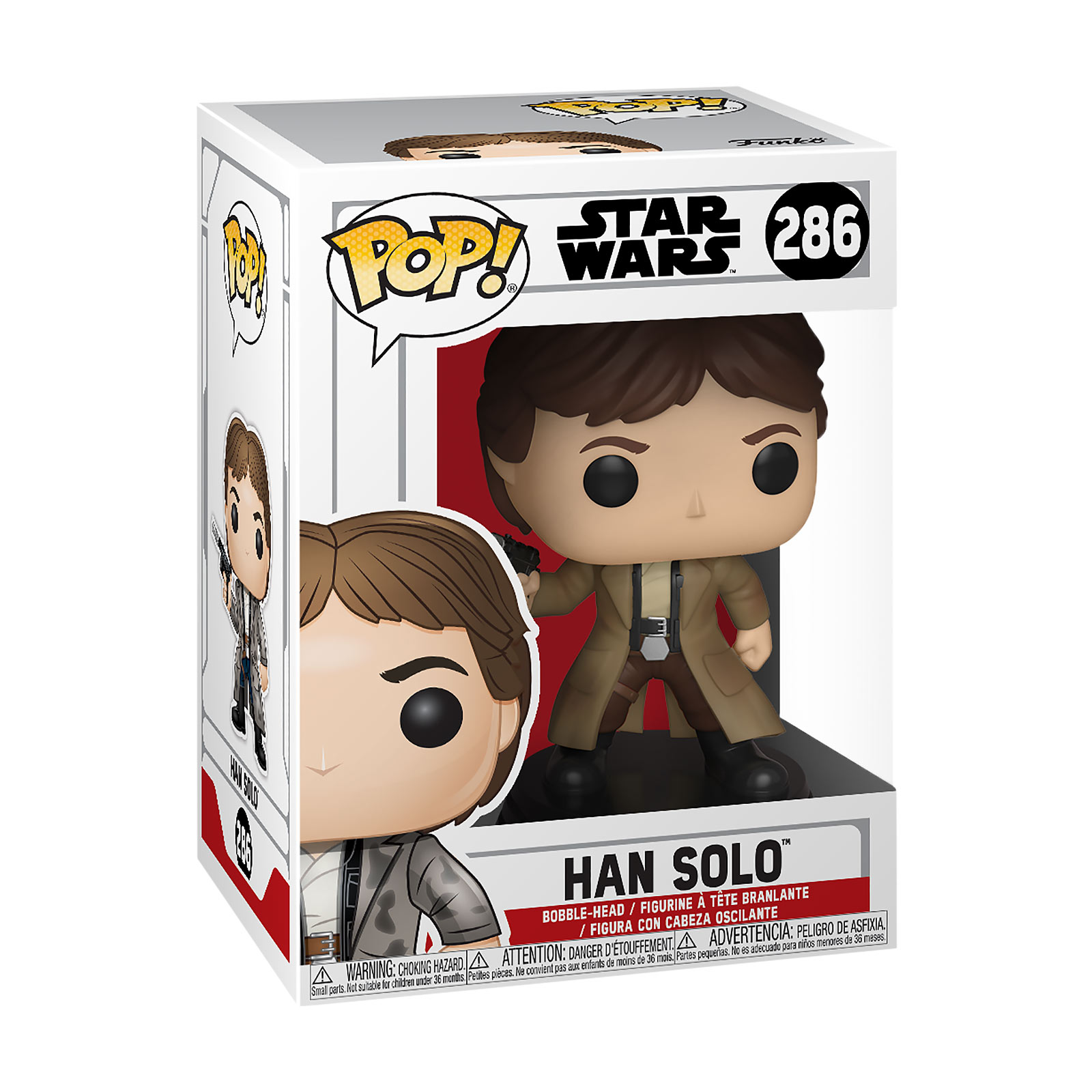 Star Wars - Han Solo Endor Funko Pop Bobblehead Figuur