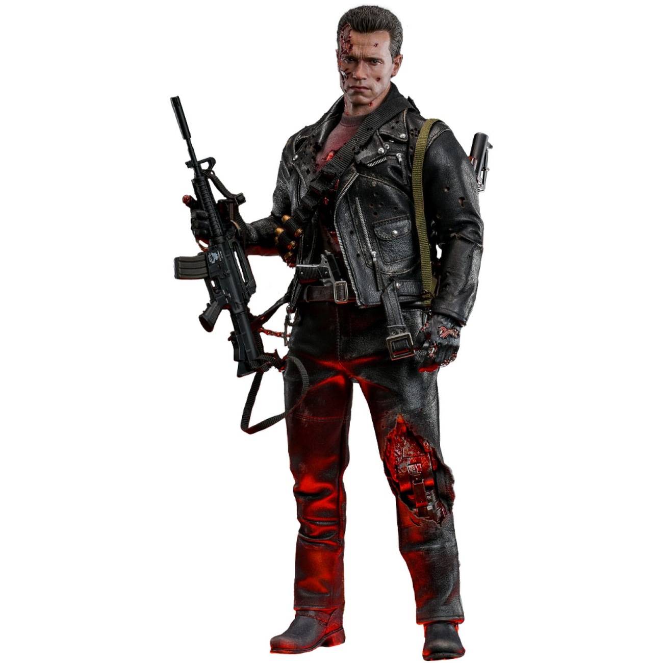 Terminator 2 Movie Masterpiece Figurine articulée 1/6 T-800 Battle ...