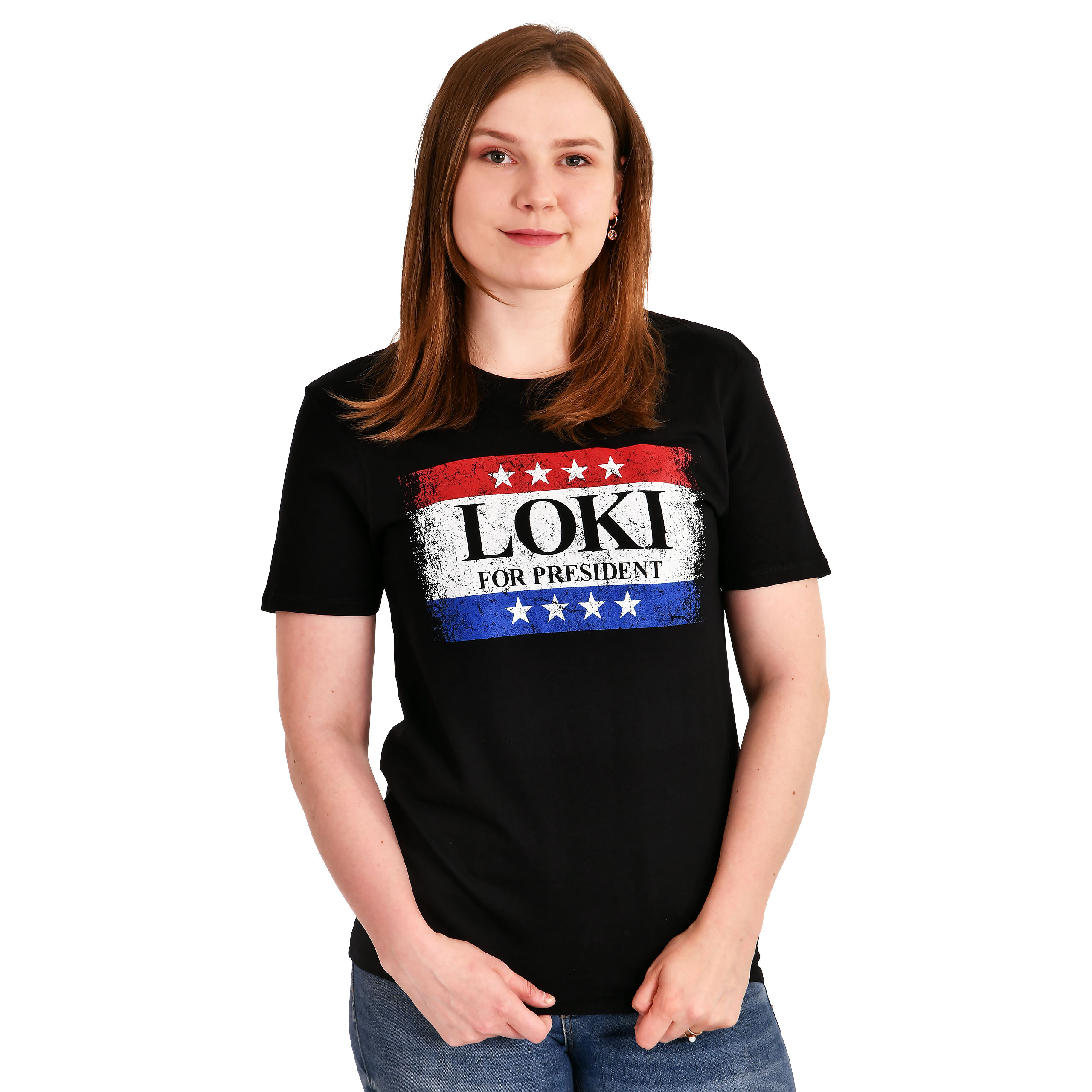 For President T-Shirt schwarz für Loki Fans