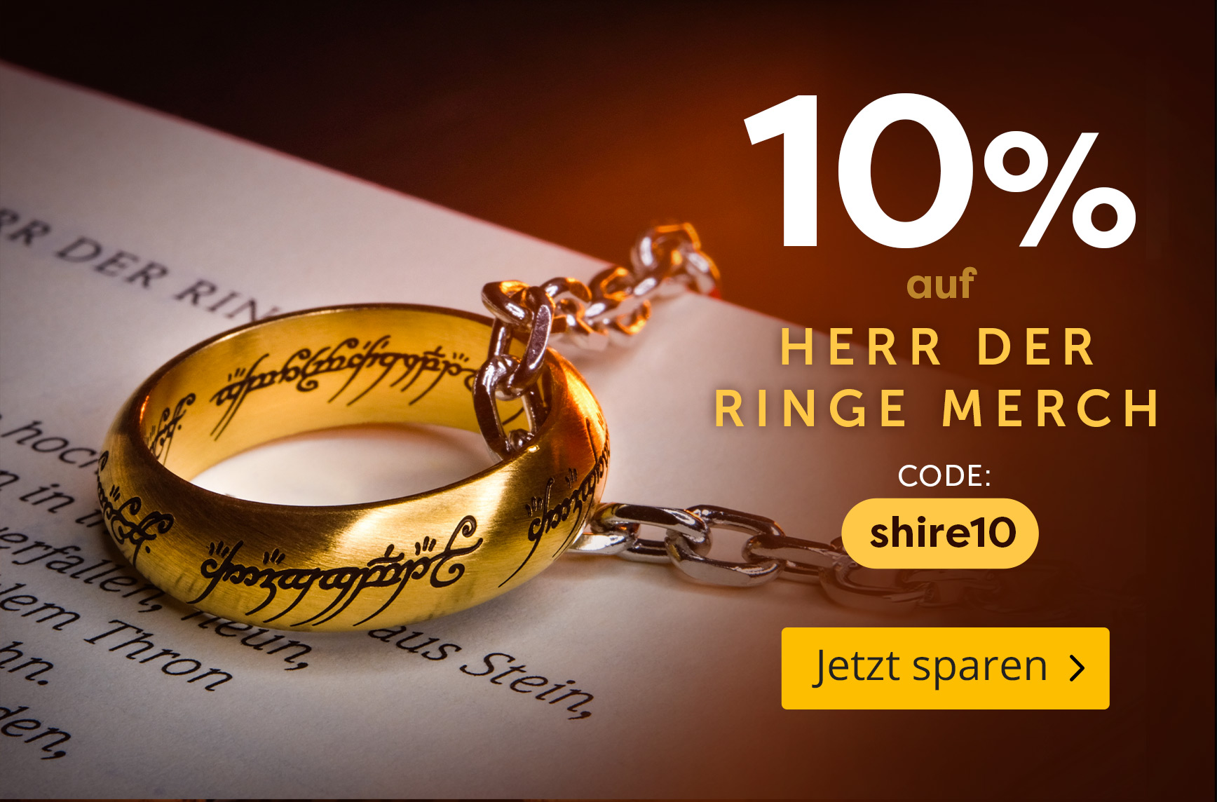 10 % auf Herr der Ringe Merch