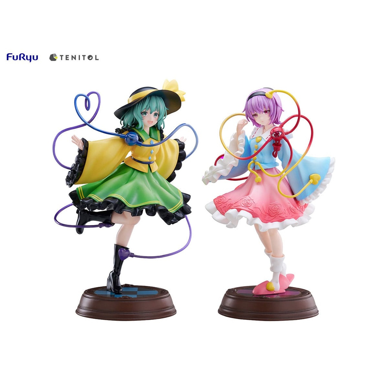 Touhou Project Tenitol PVC-beeld Koishi Komeiji & Satori Komeiji 22 cm