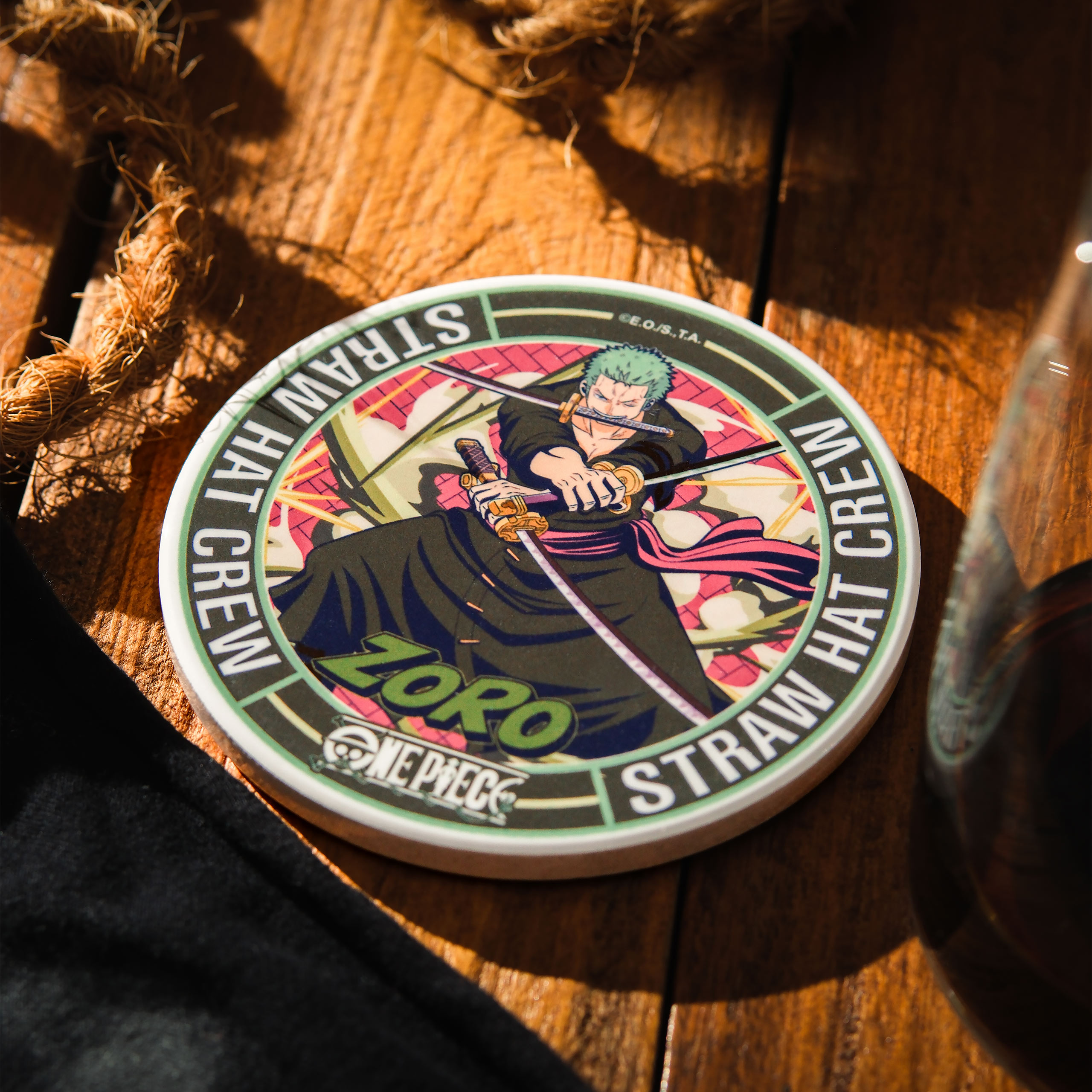 One Piece - Roronoa Zoro Glasunderlägg