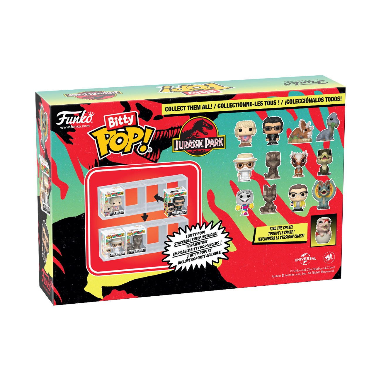 Jurassic Park - Funko Bitty Pop Figuren Set Series 1