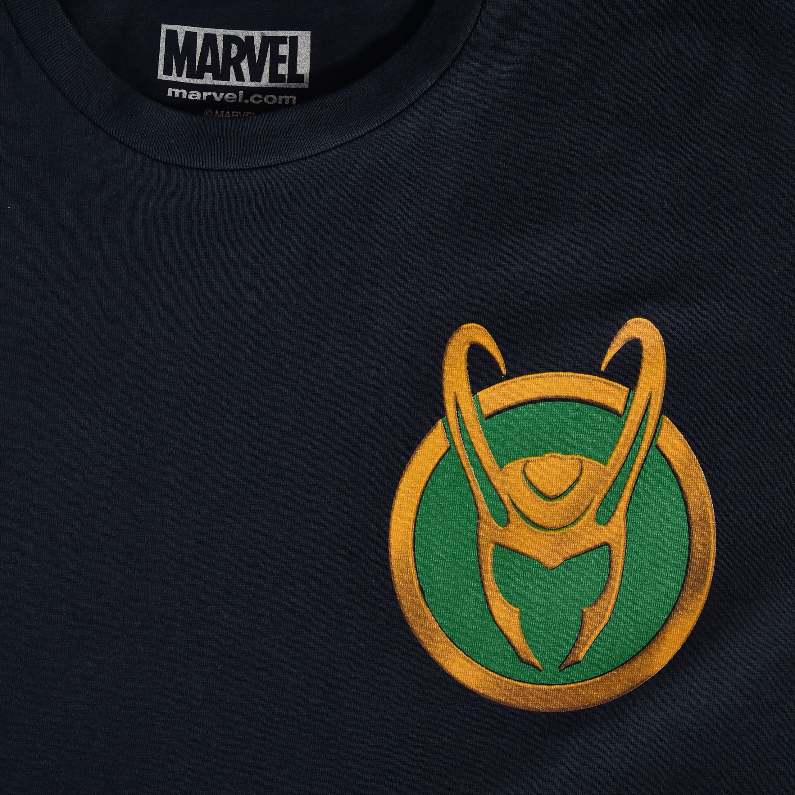 Loki - Logo T-Shirt blauw