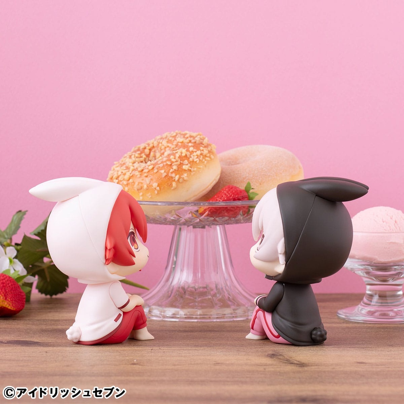 Idolish7 Look Up figurki PVC Riku Nanase i Ten Kujo Zestaw (z gift)