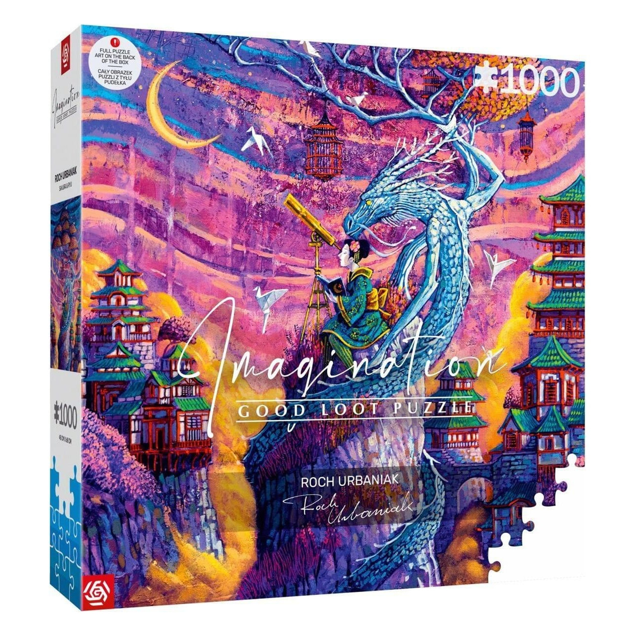 Imagination Series Puzzle Roch Urbaniak Sakura i Ryu (1000 piezas)