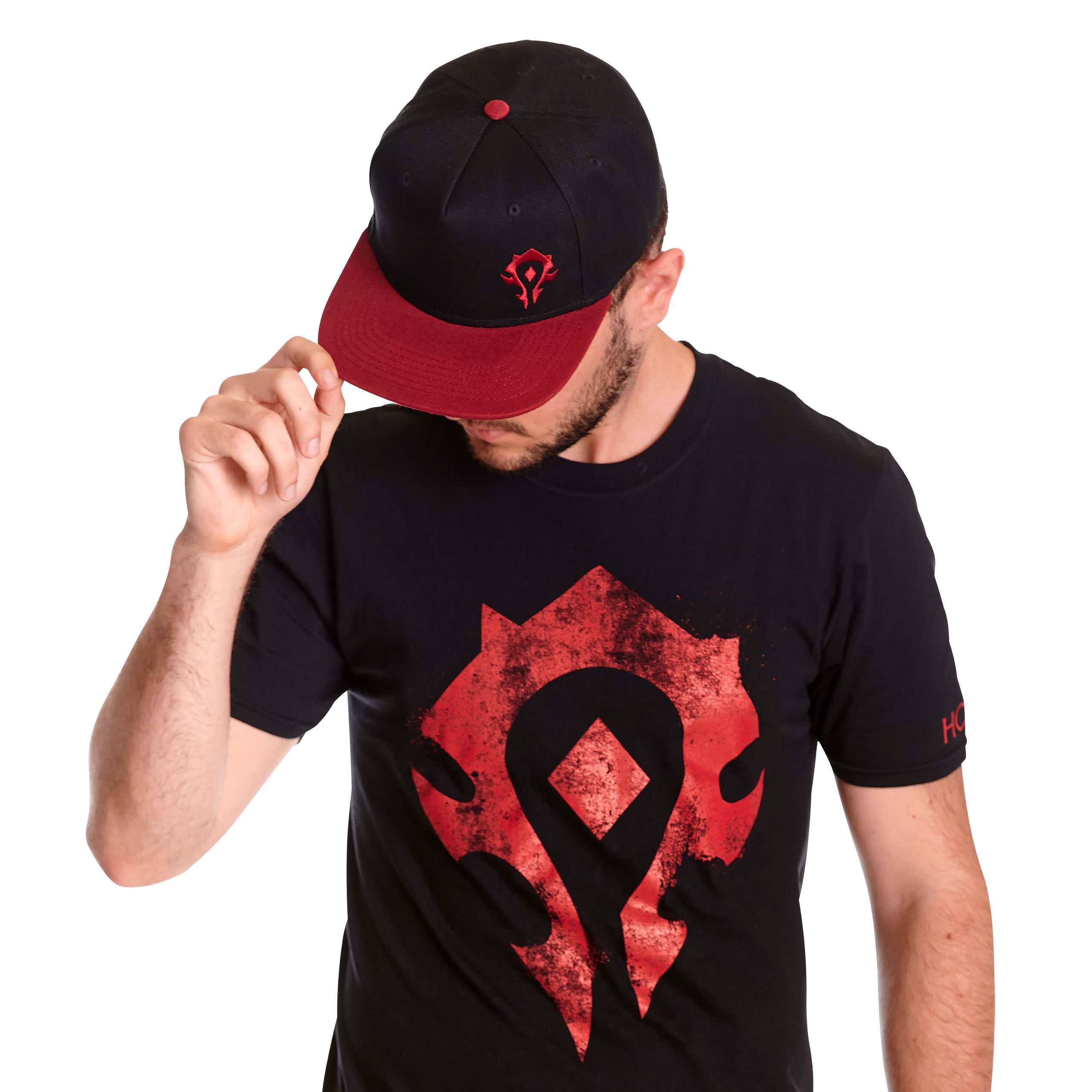 World of Warcraft - Horde Logo Snapback Cap zwart-rood
