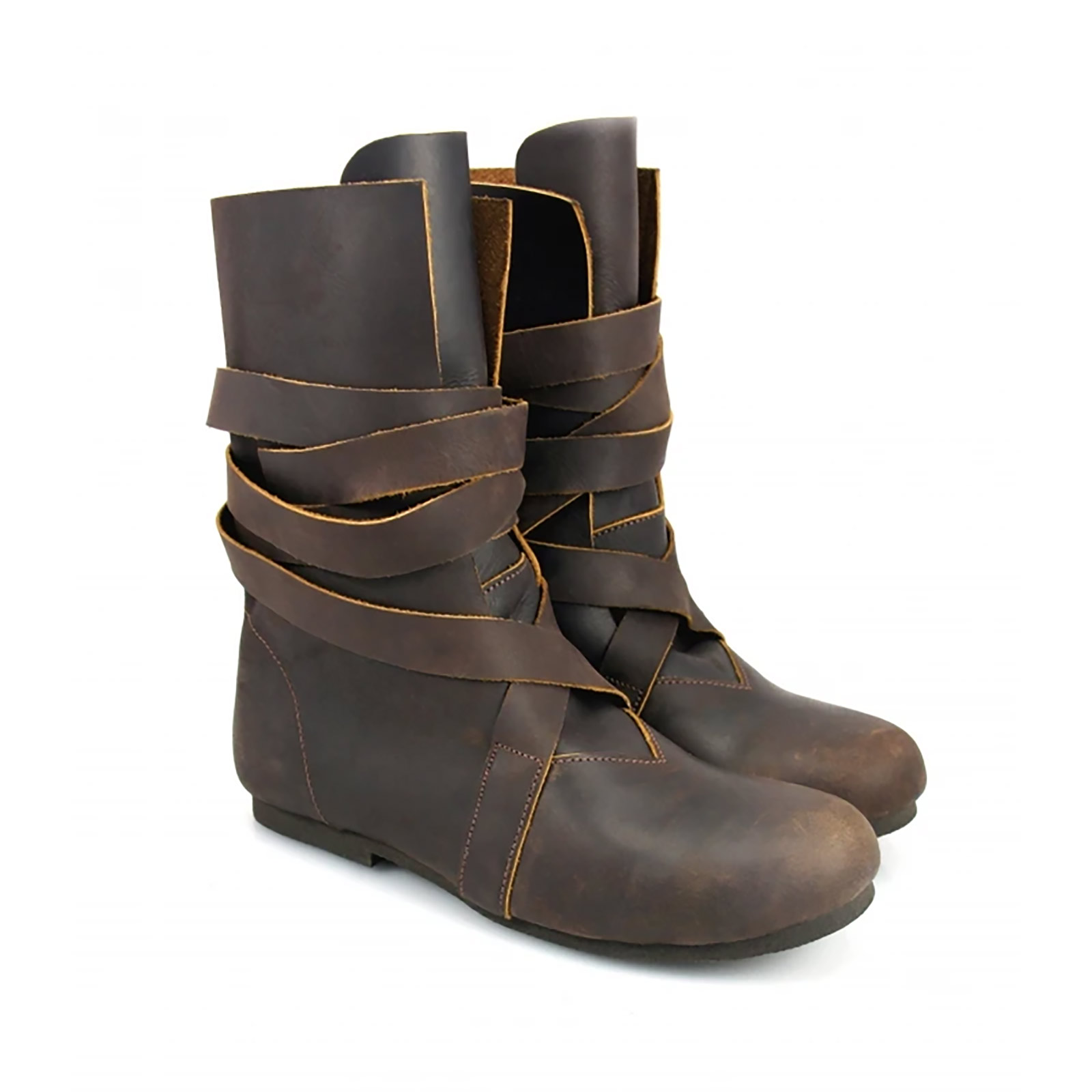 Medieval Boots Floki Brown