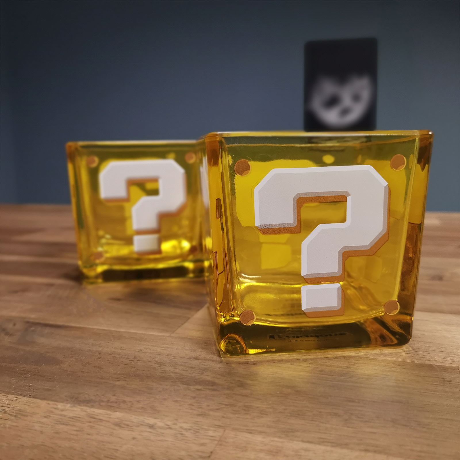 Super Mario - Question Mark Block Glass Set