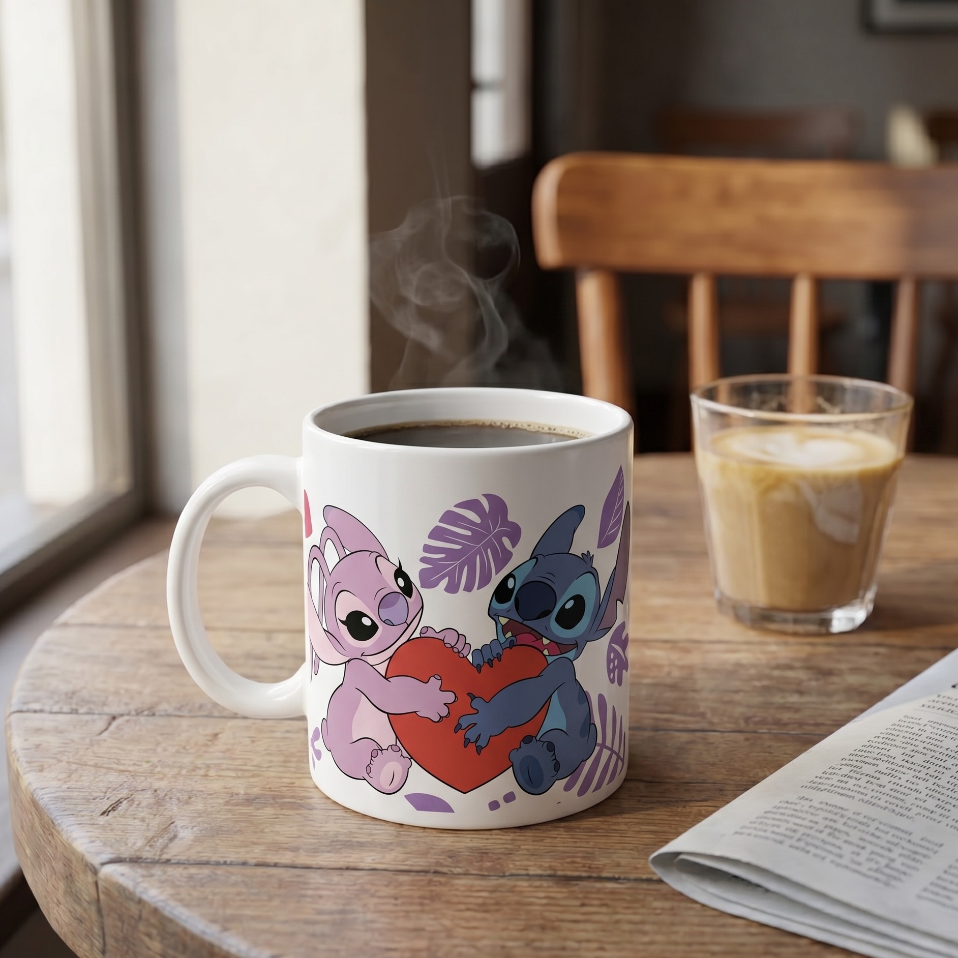 Lilo & Stitch Mug Angel & Stitch Heart 325 ml