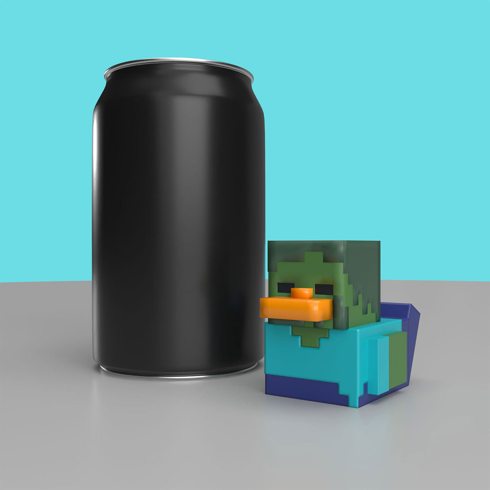 Minecraft - Zombie Mini TUBBZ Deco Eend