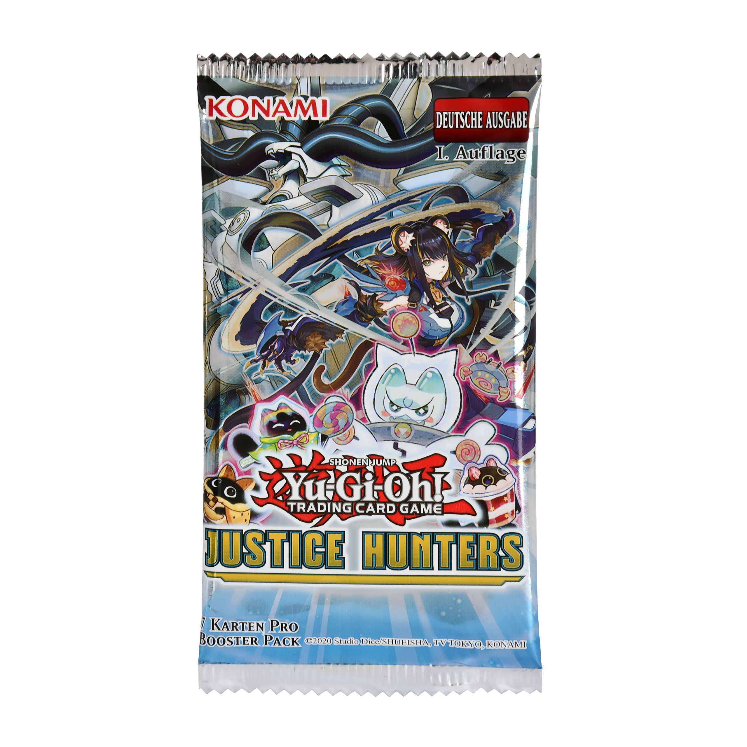 Yu-Gi-Oh! - Justice Hunters Sammelkarten Booster deutsche Version