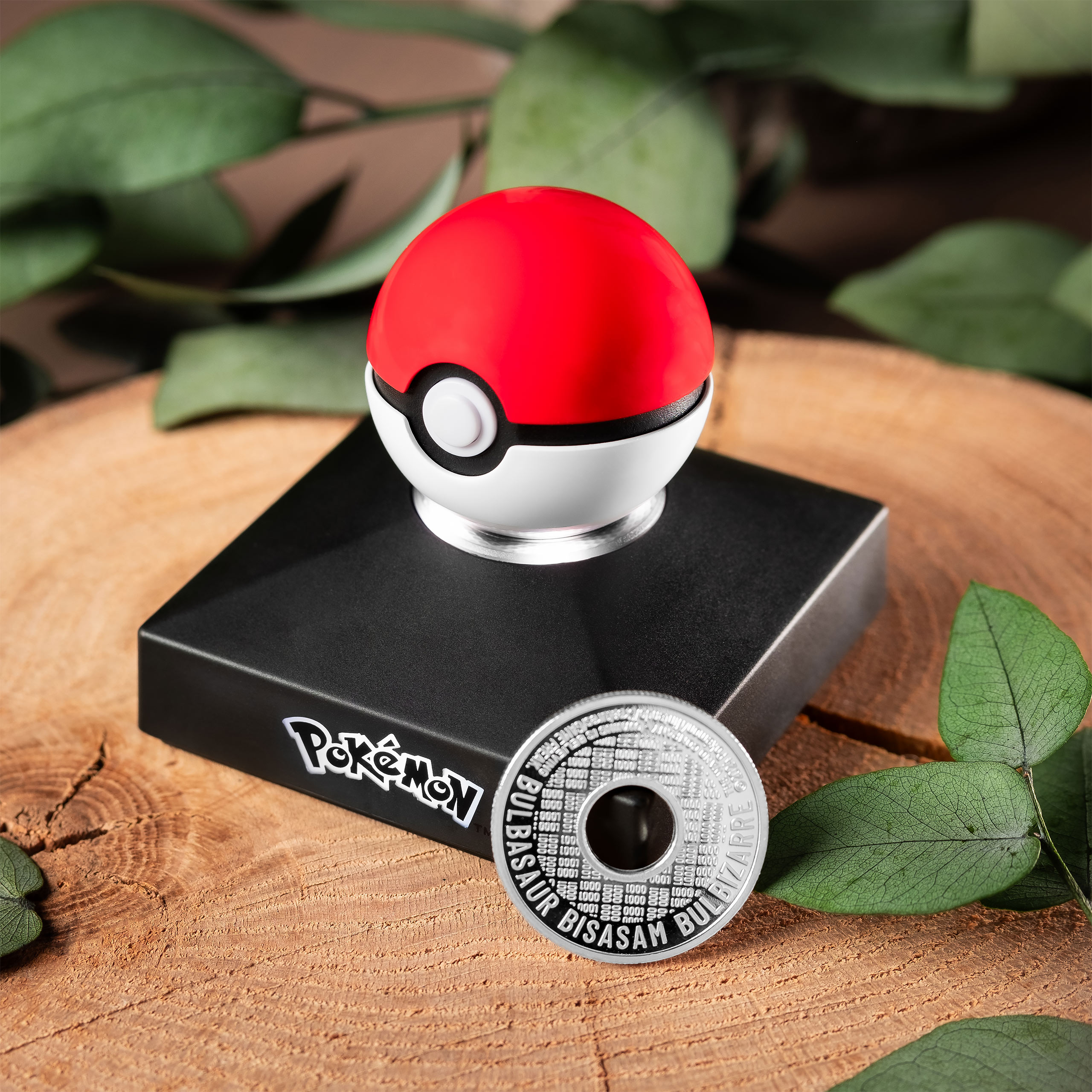 Pokemon - Mini réplica de Pokeball con luz