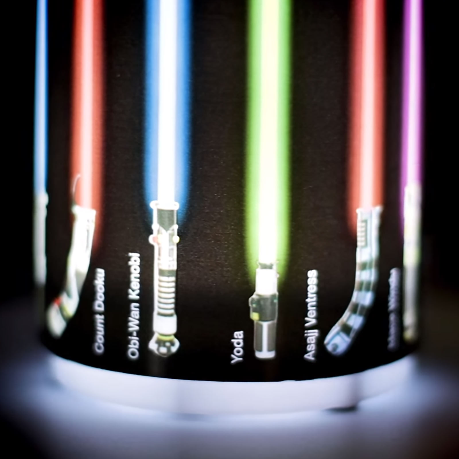 Star Wars - Mini lampe de table sabre laser avec son
